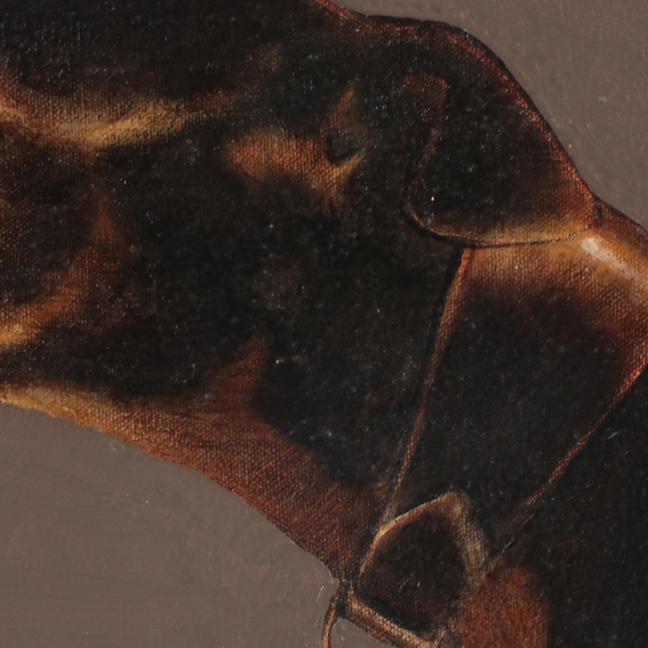 David Andrews Oil Painting "The Hound," 2019