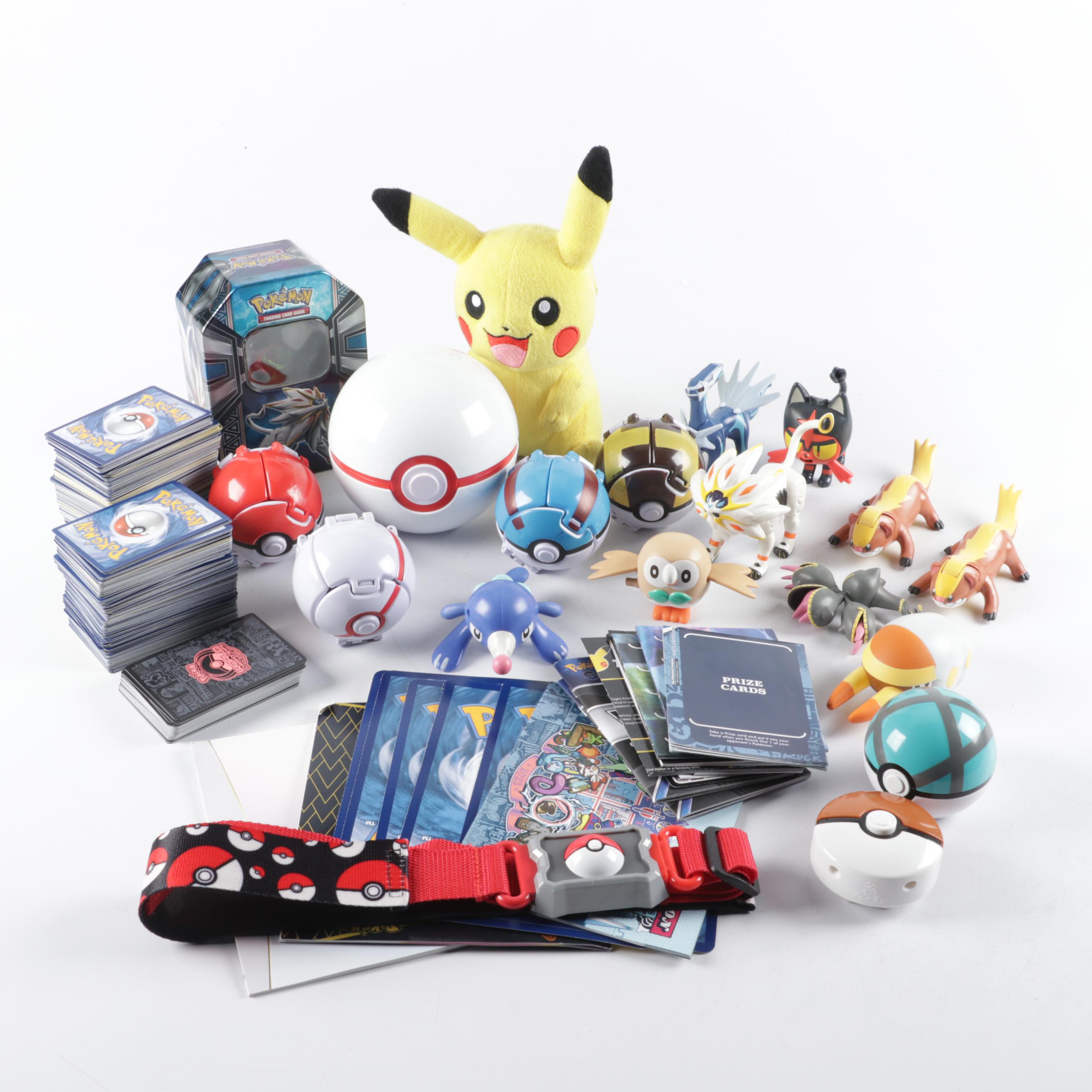 Pokémon Popplio, Rowlet and Other Action Figures, Pokeballs, Cards and More