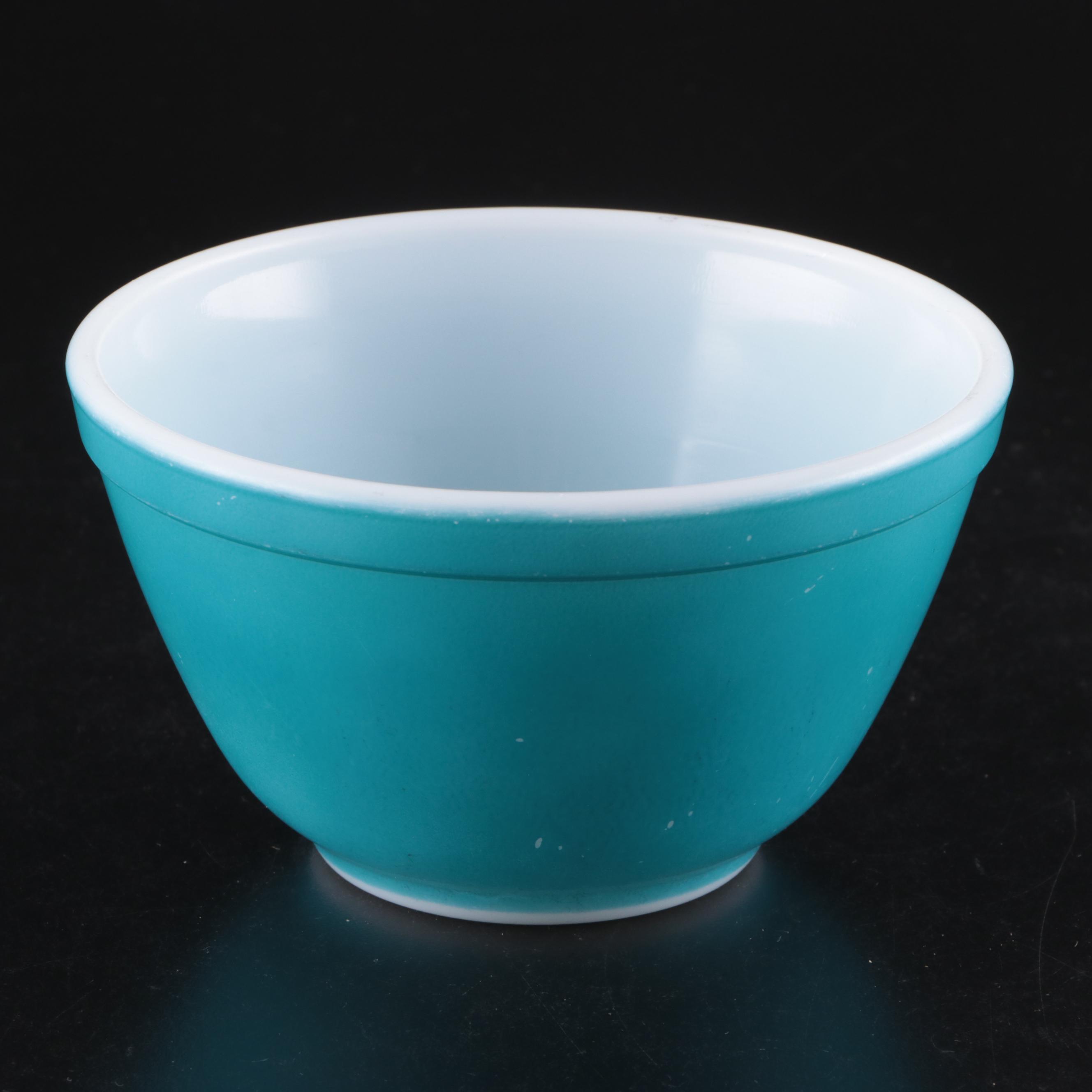 Pyrex "Primary Colors" Glass Mixing Bowls, Mid-20th Century