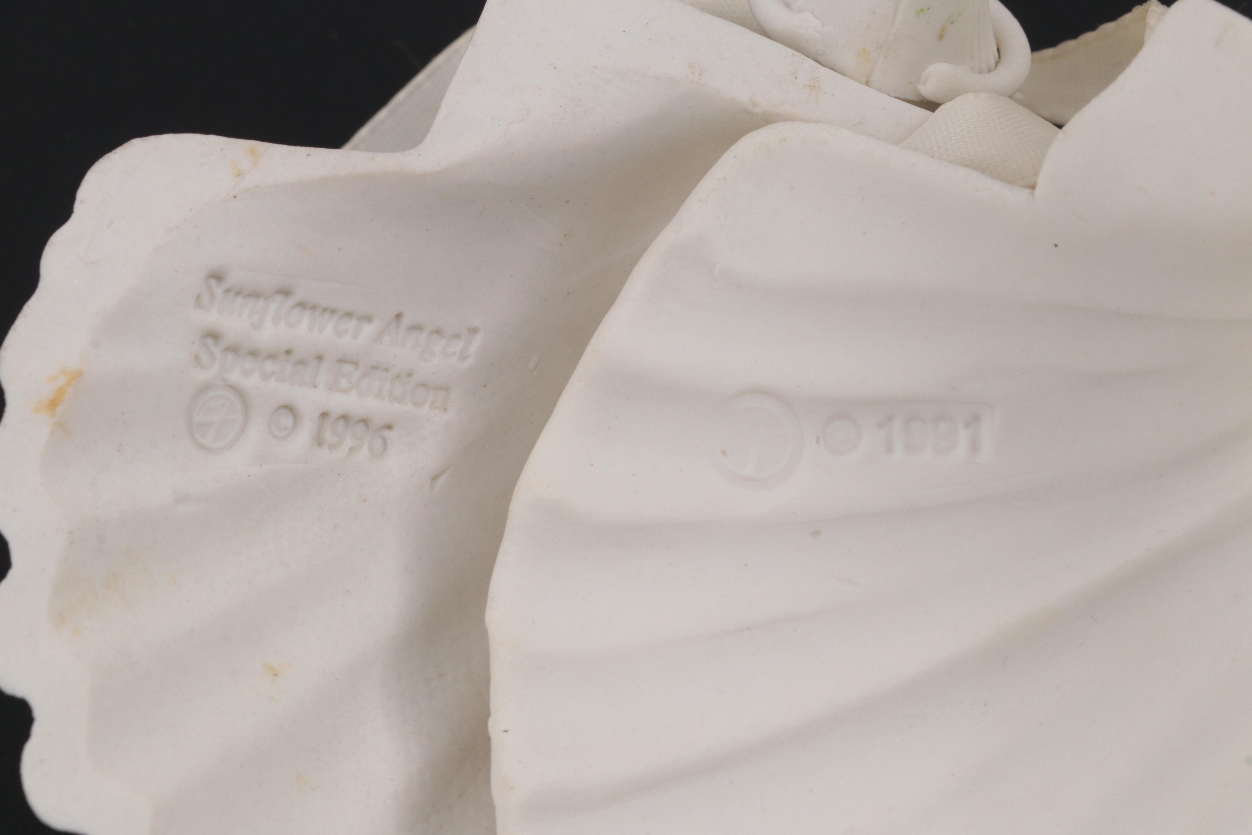 Margaret Furlong Porcelain Shell Angel Ornaments