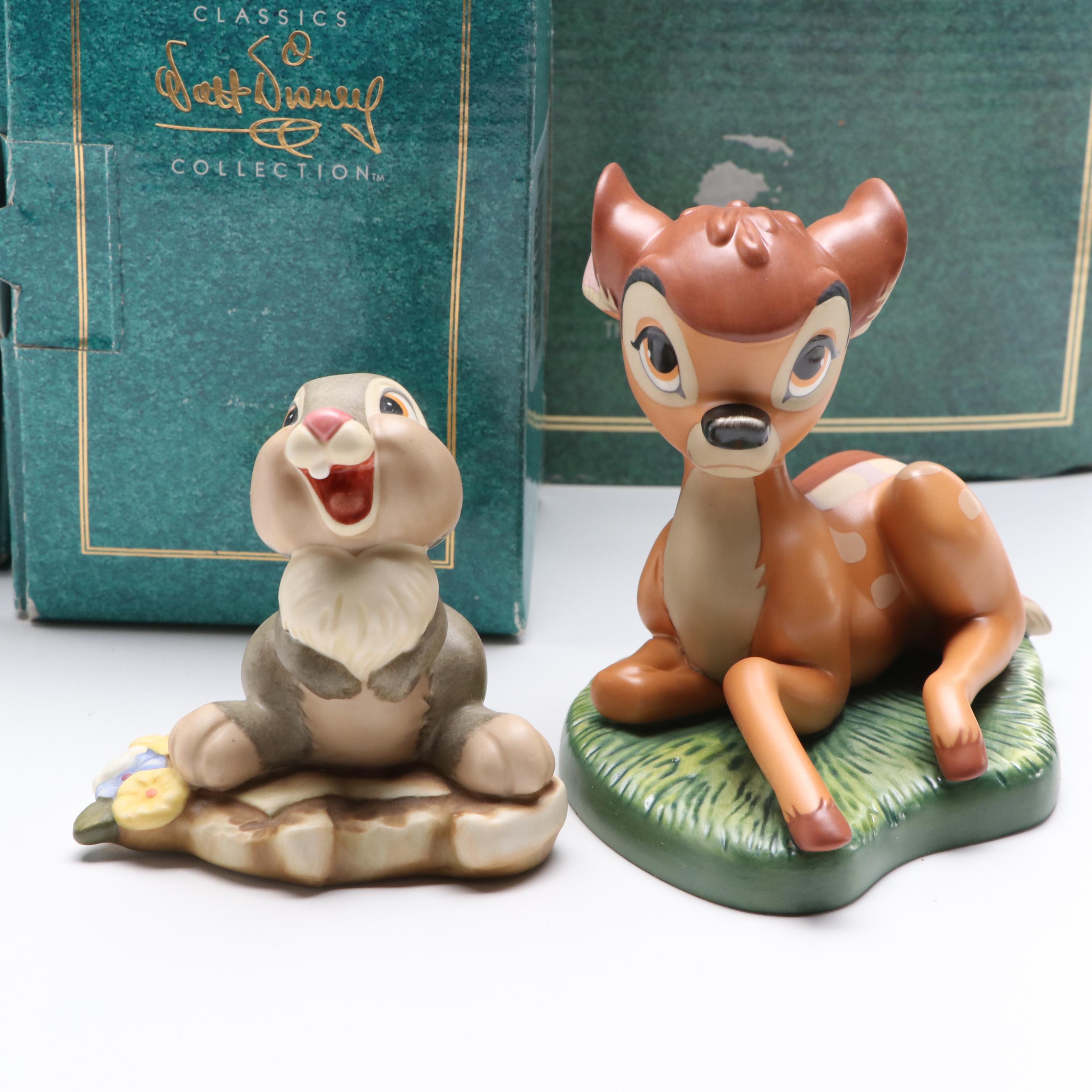 Walt Disney Classics Collection "Bambi" Ceramic Figurines