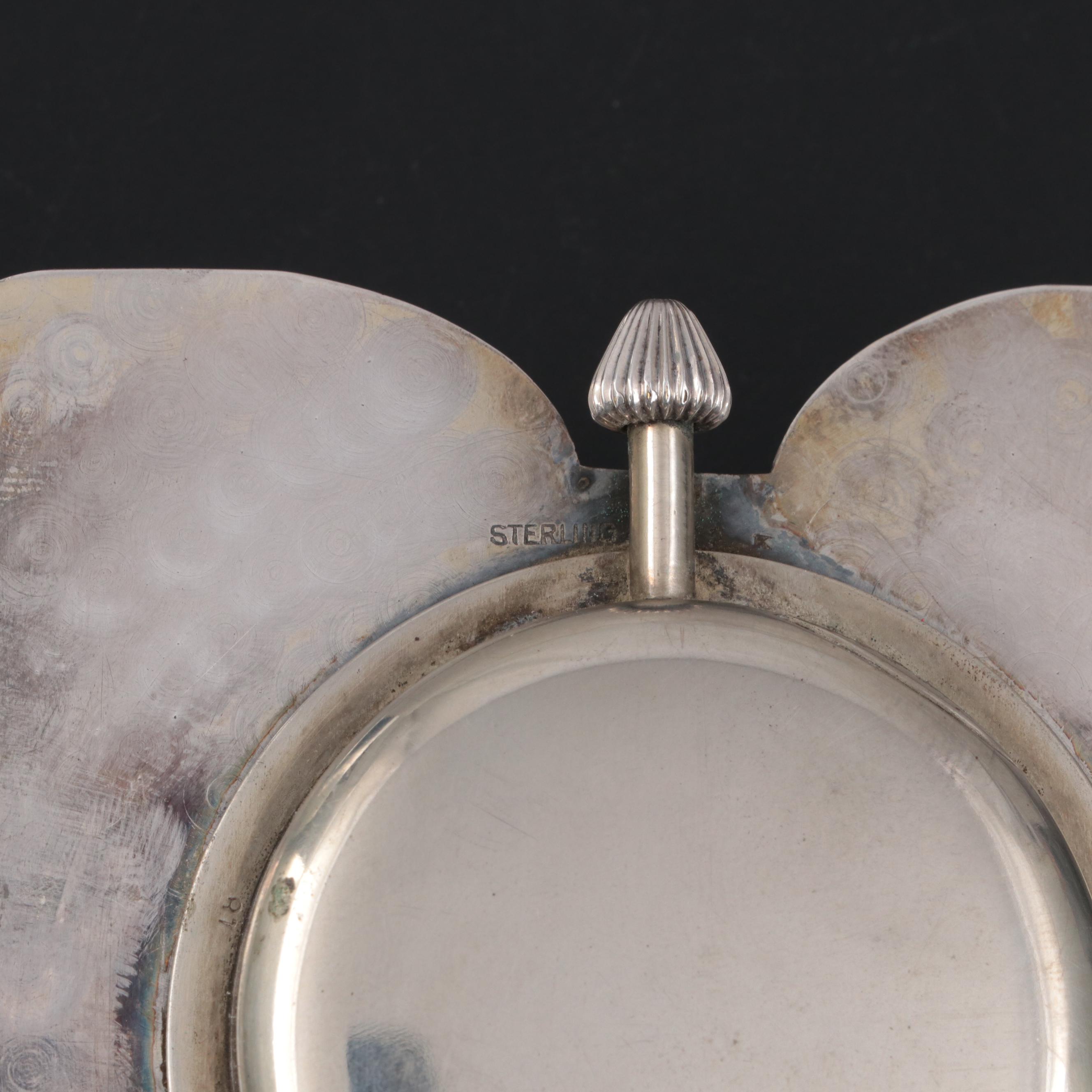 Bailey, Banks & Biddle Sterling Silver Travel Clock