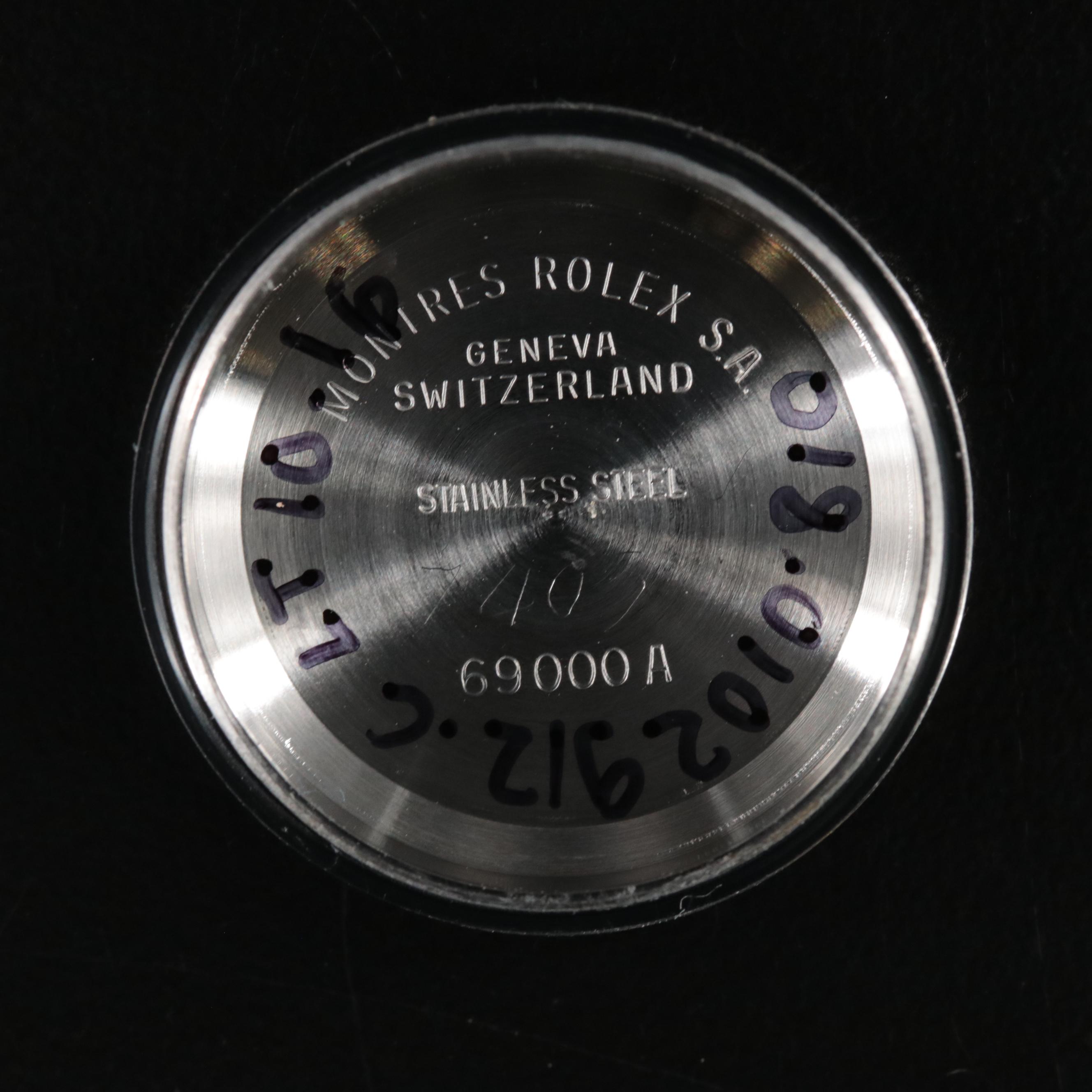 1985 Rolex Custom Mother-of-Pearl Dial, Diamond Bezel Datejust Watch