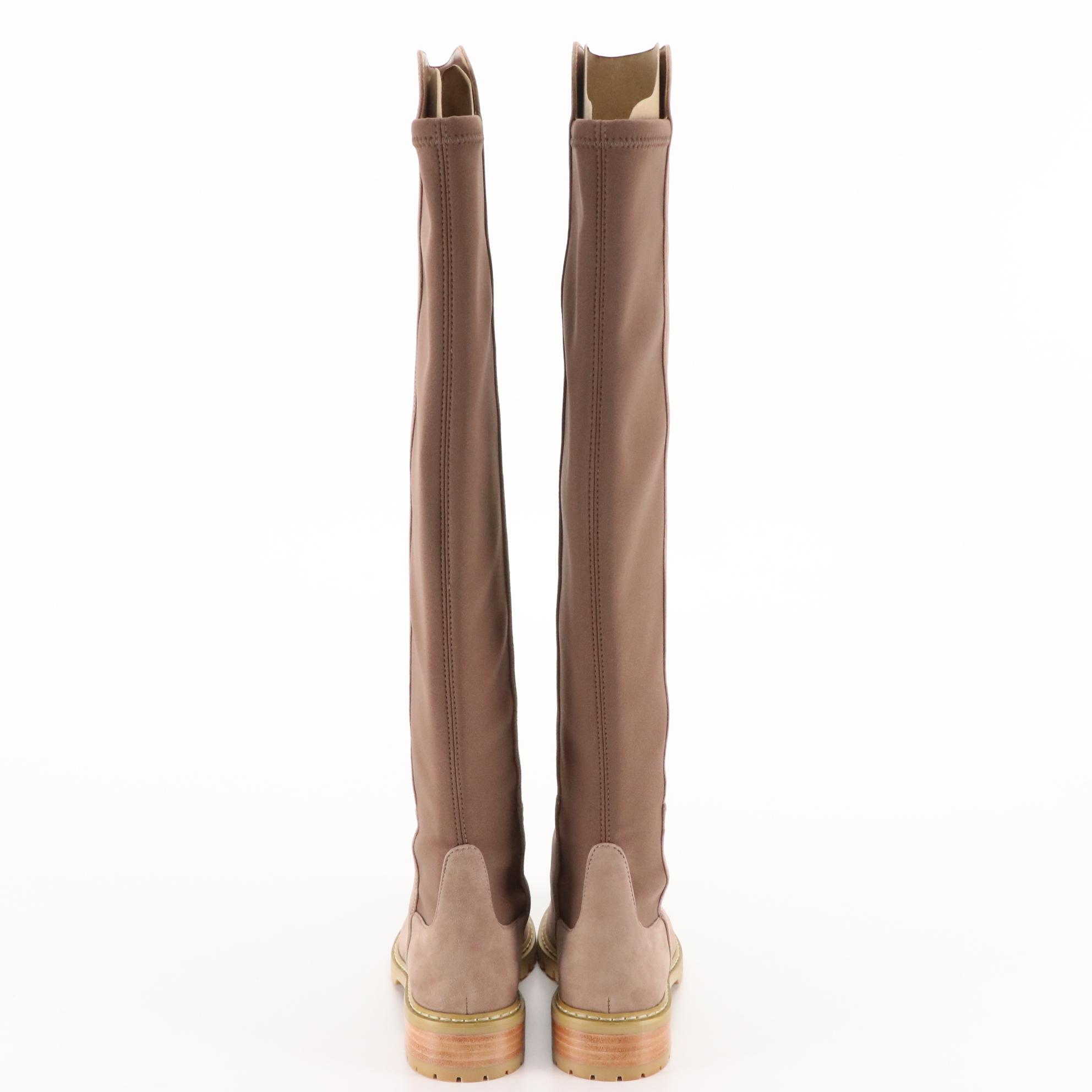 Stuart Weitzman Wedge Espadrille Sandals and Knee High Suede Boots, New in Box