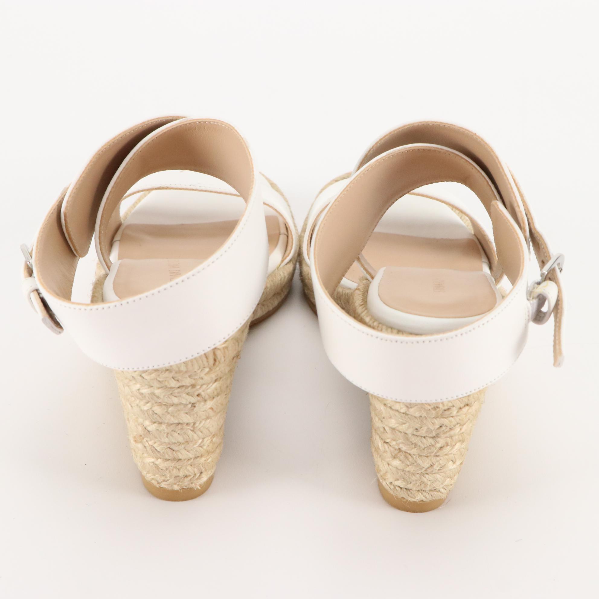 Stuart Weitzman Wedge Espadrille Sandals and Knee High Suede Boots, New in Box