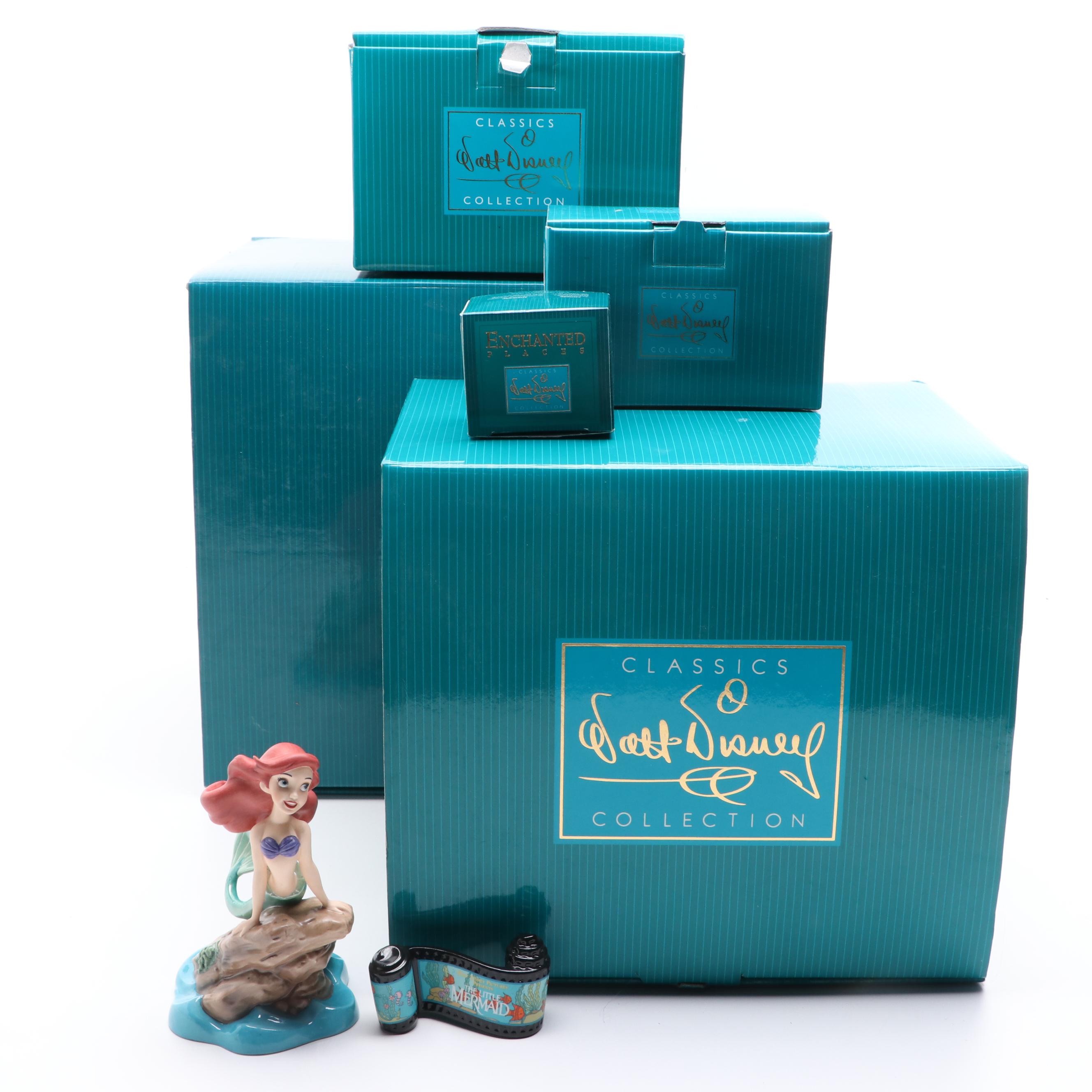 Walt Disney Classics Collection "The Little Mermaid" Ceramic Figurines