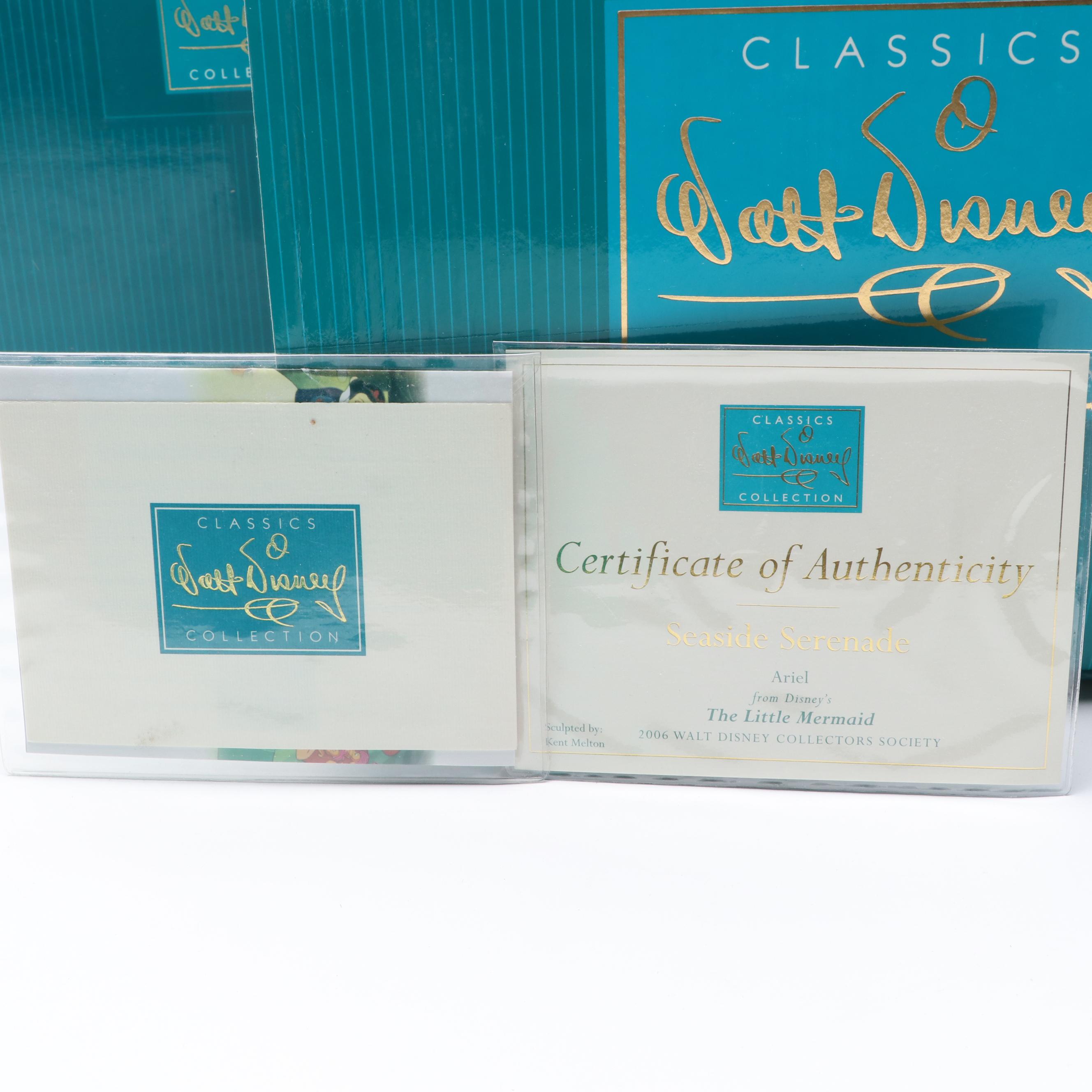 Walt Disney Classics Collection "The Little Mermaid" Ceramic Figurines