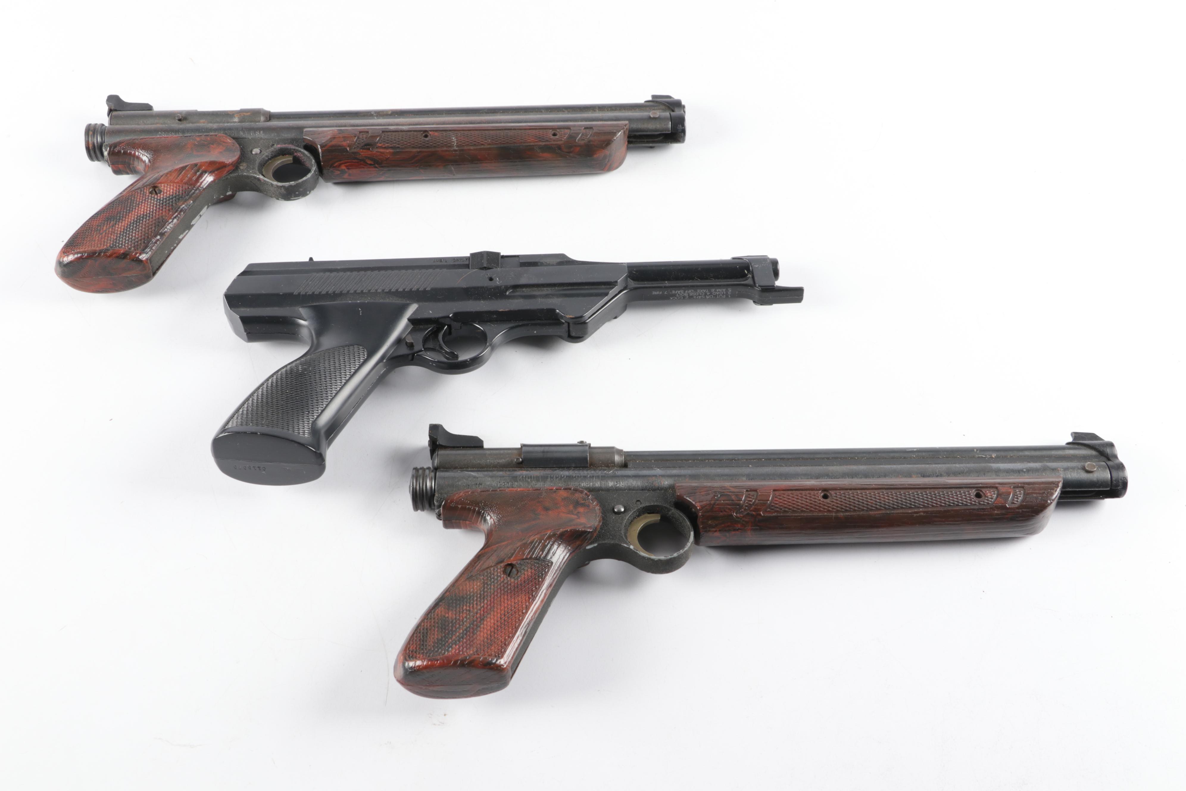 Daisy Model 188 and Other BB Guns with Straps, Gun Cleaning Kit and More