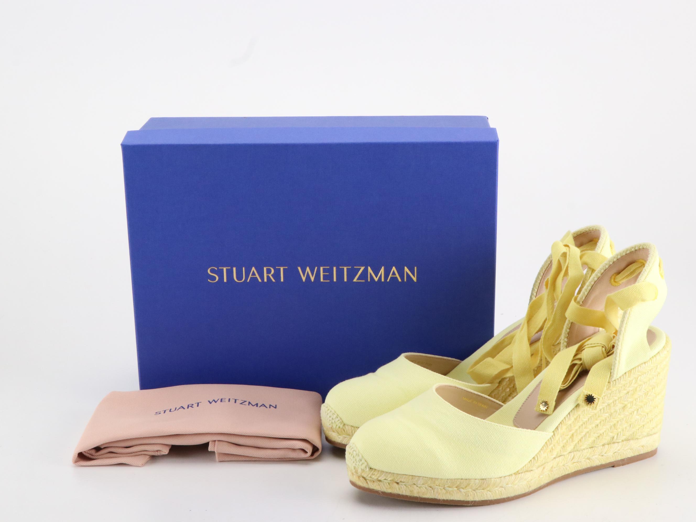 Stuart Weitzman Lexia and Marguerita Espadrille Wedges in Boxes