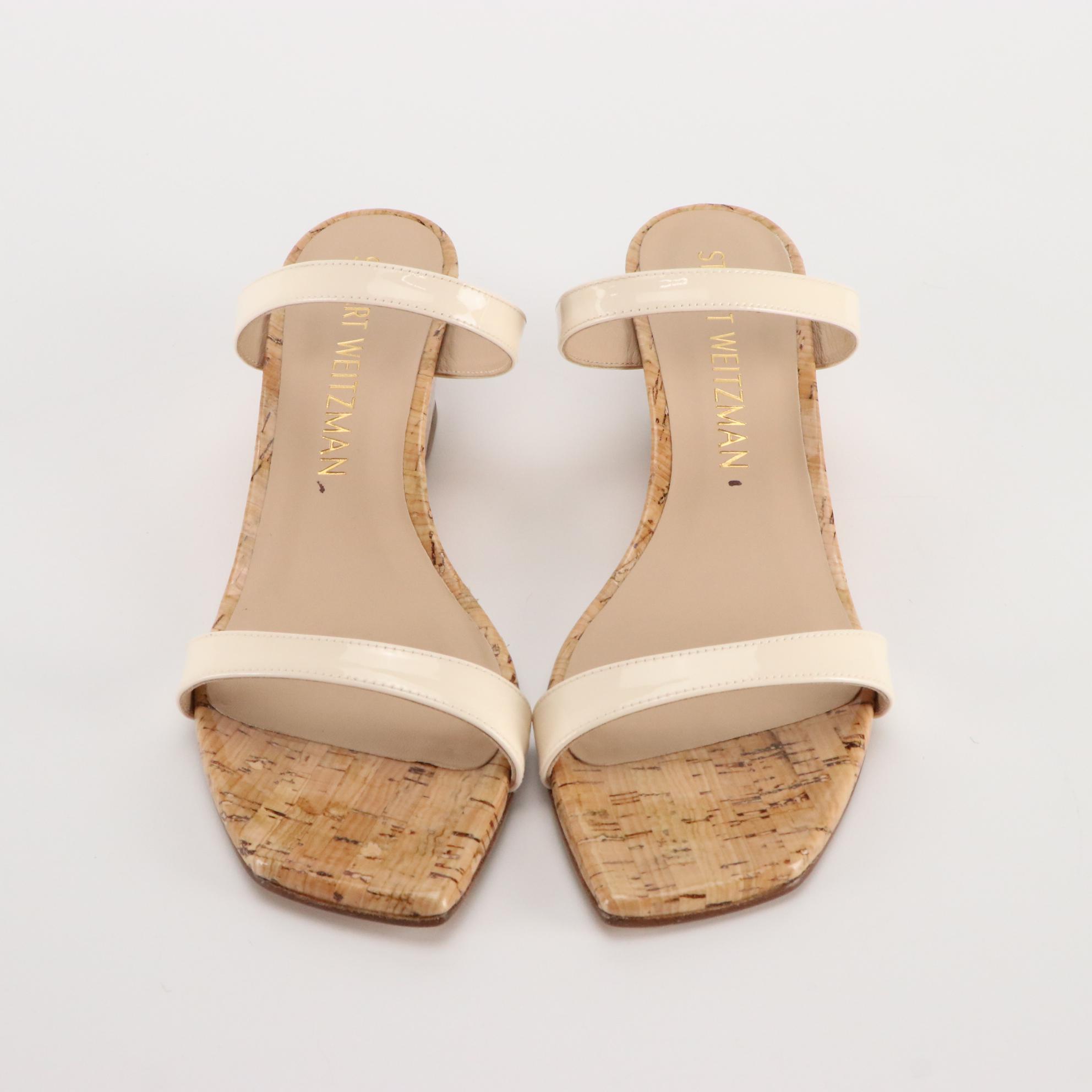 Stuart Weitzman Wedge Sandals and Platforms in Leather with Boxes