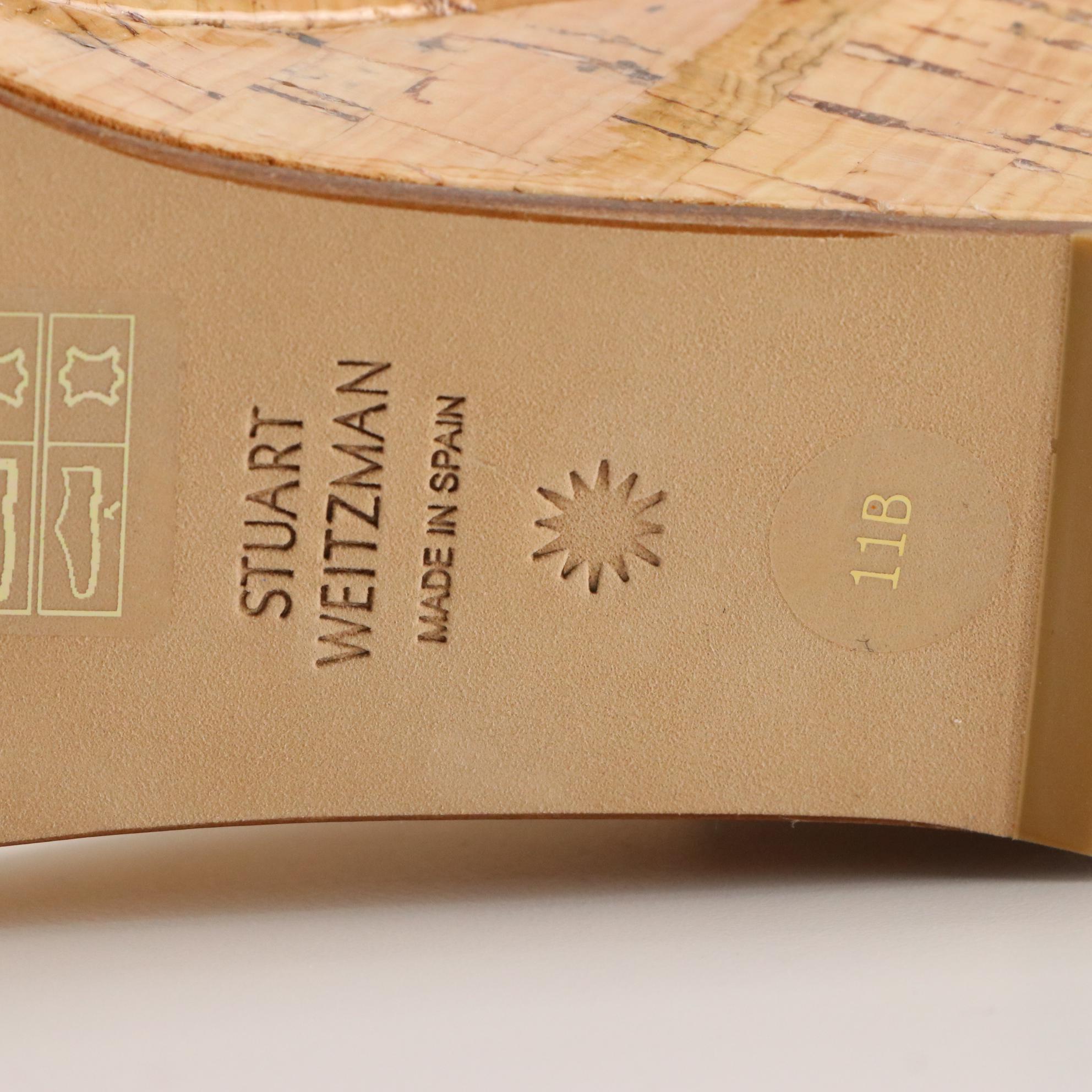 Stuart Weitzman Wedge Sandals and Platforms in Leather with Boxes