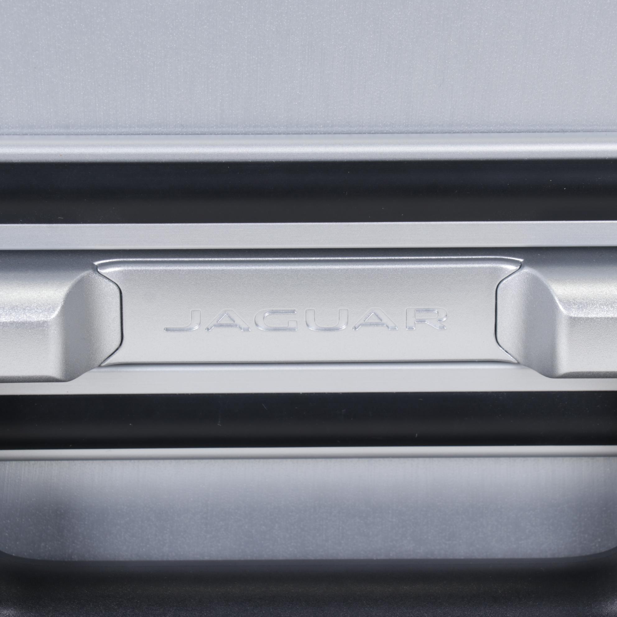 Jaguar Hard-Shell Carry On Suitcase in Silver With Tags