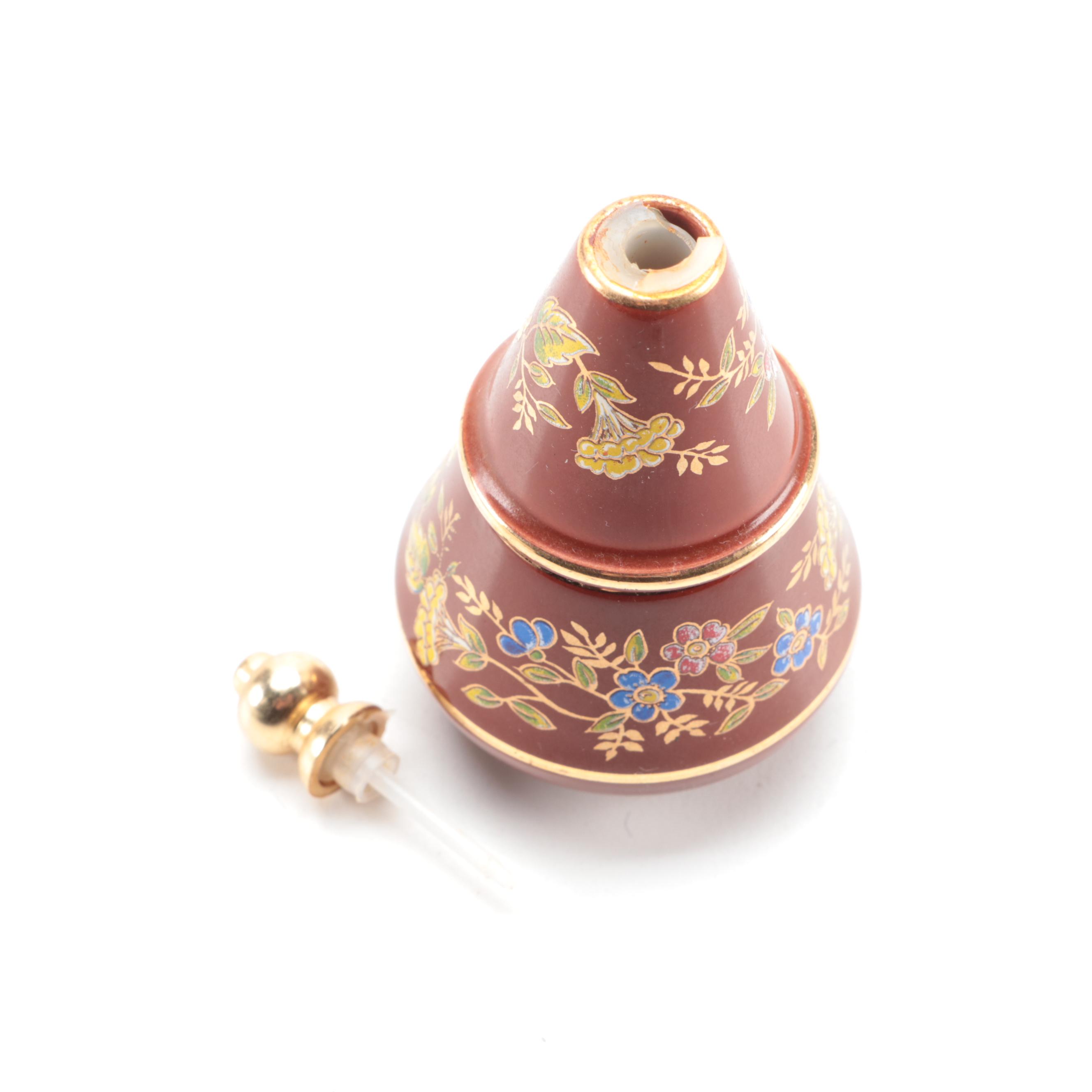 Bardaco Ceramic Perfume Bottle and Other Glass Perfume Bottles
