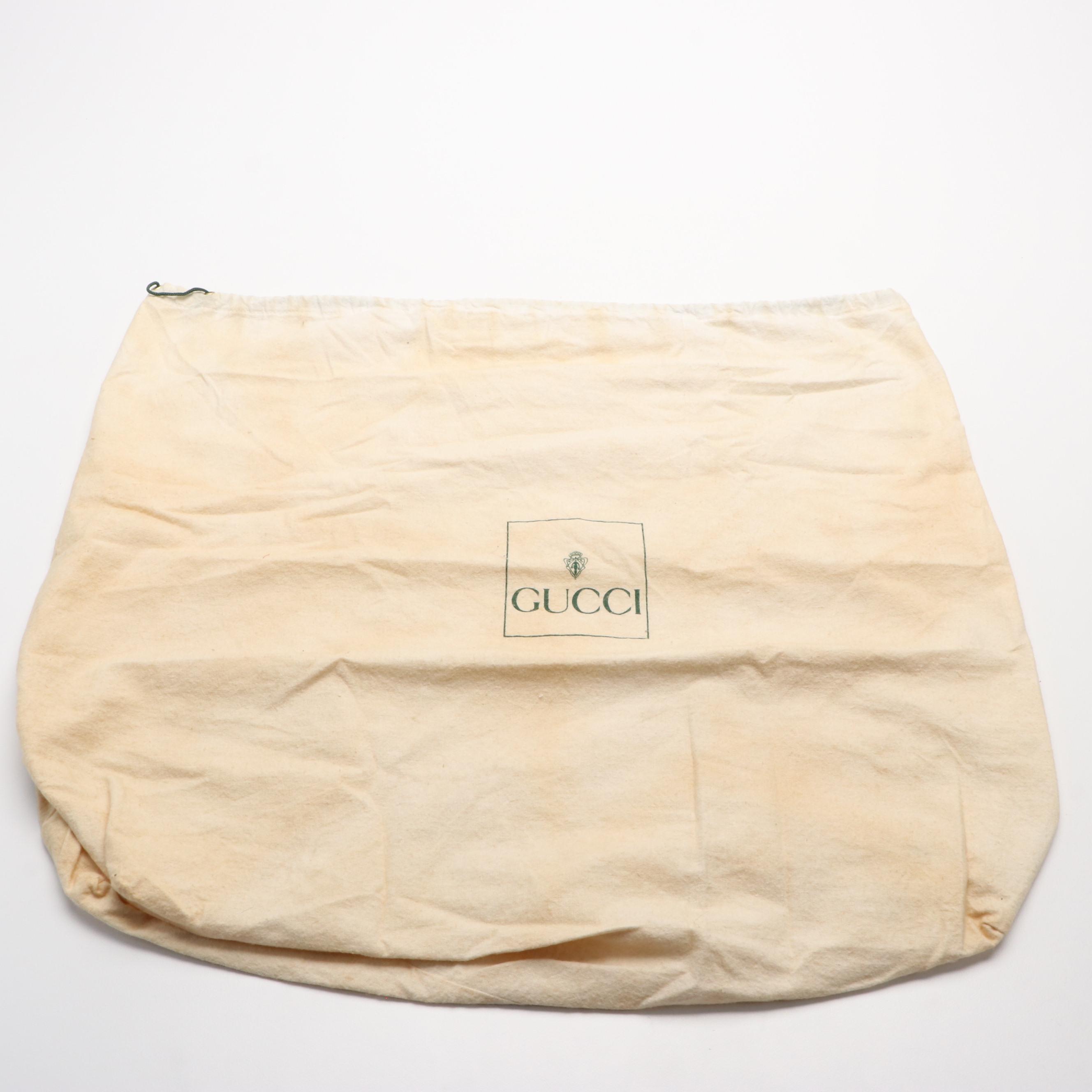 Gucci Black Leather Backpack or Shoulder Sling Back