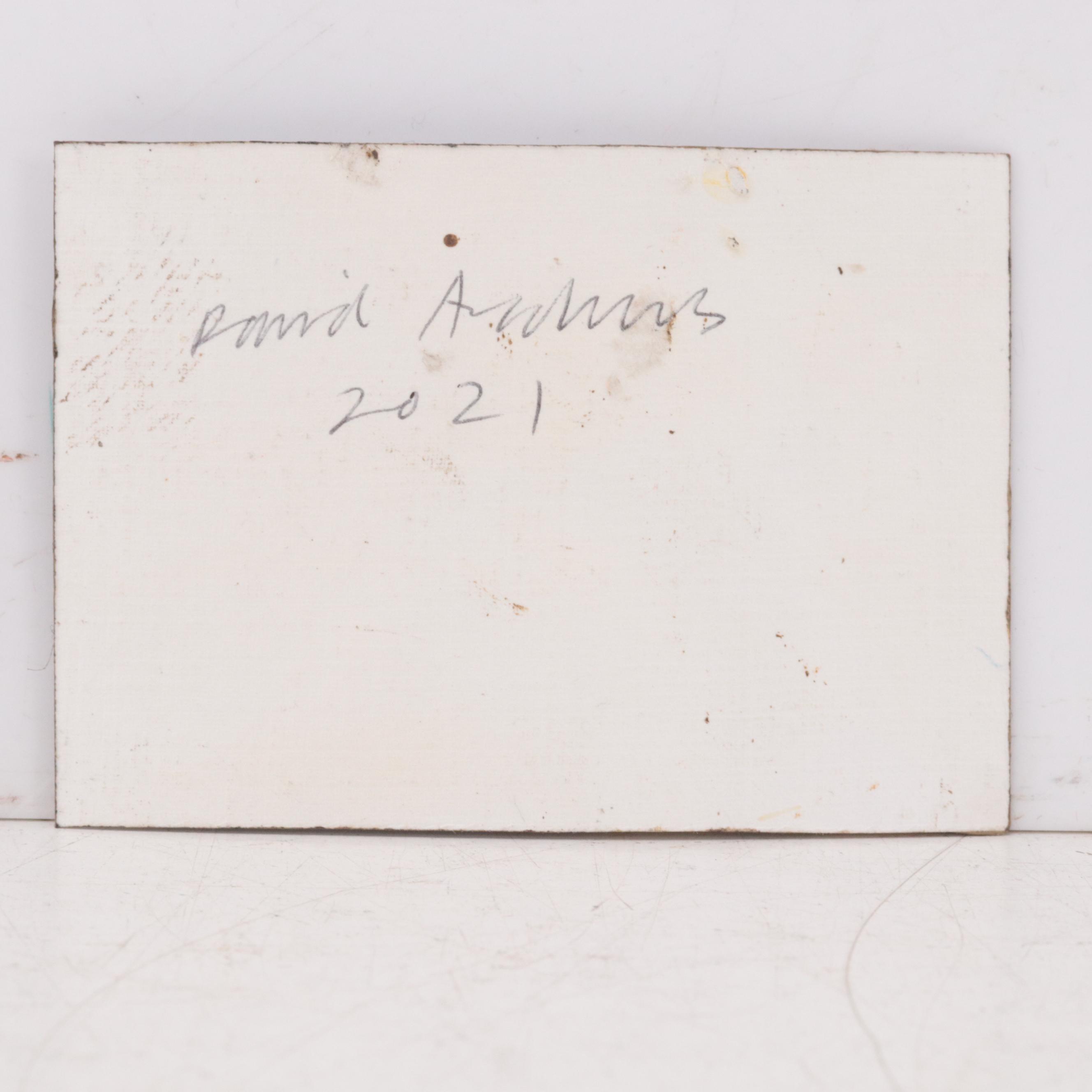 David Andrews Oil Painting of Two Swans, 2021