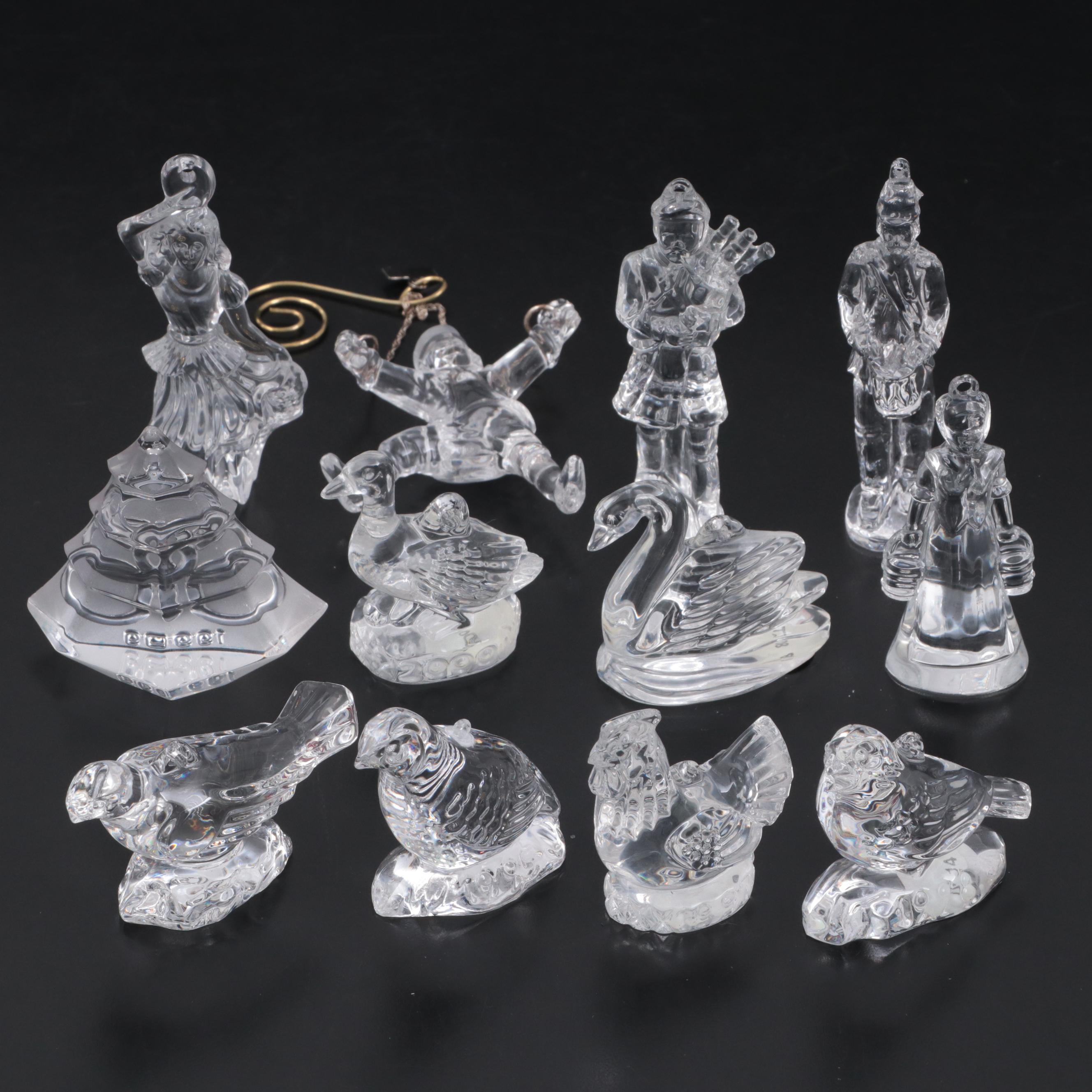 Waterford Crystal "12 Days of Christmas" Ornaments