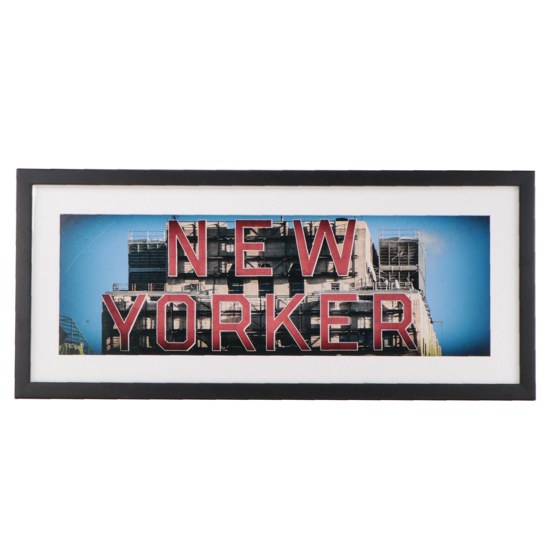Chromogenic Color Photograph "New Yorker"