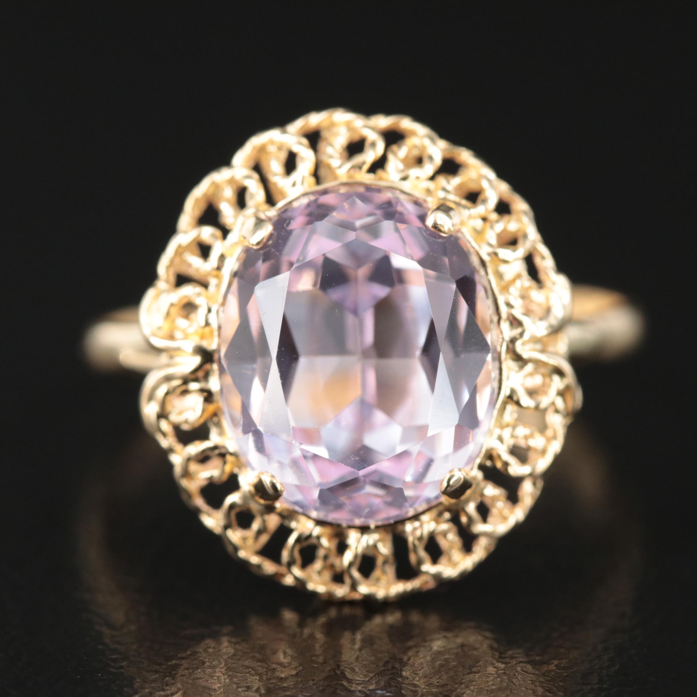 Italian 18K Sapphire Ring