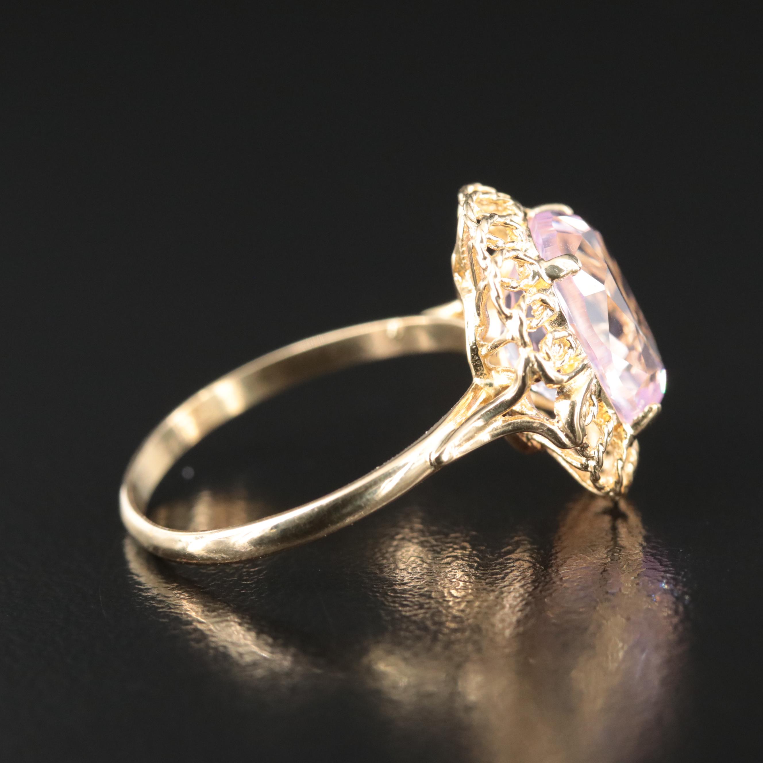 Italian 18K Sapphire Ring