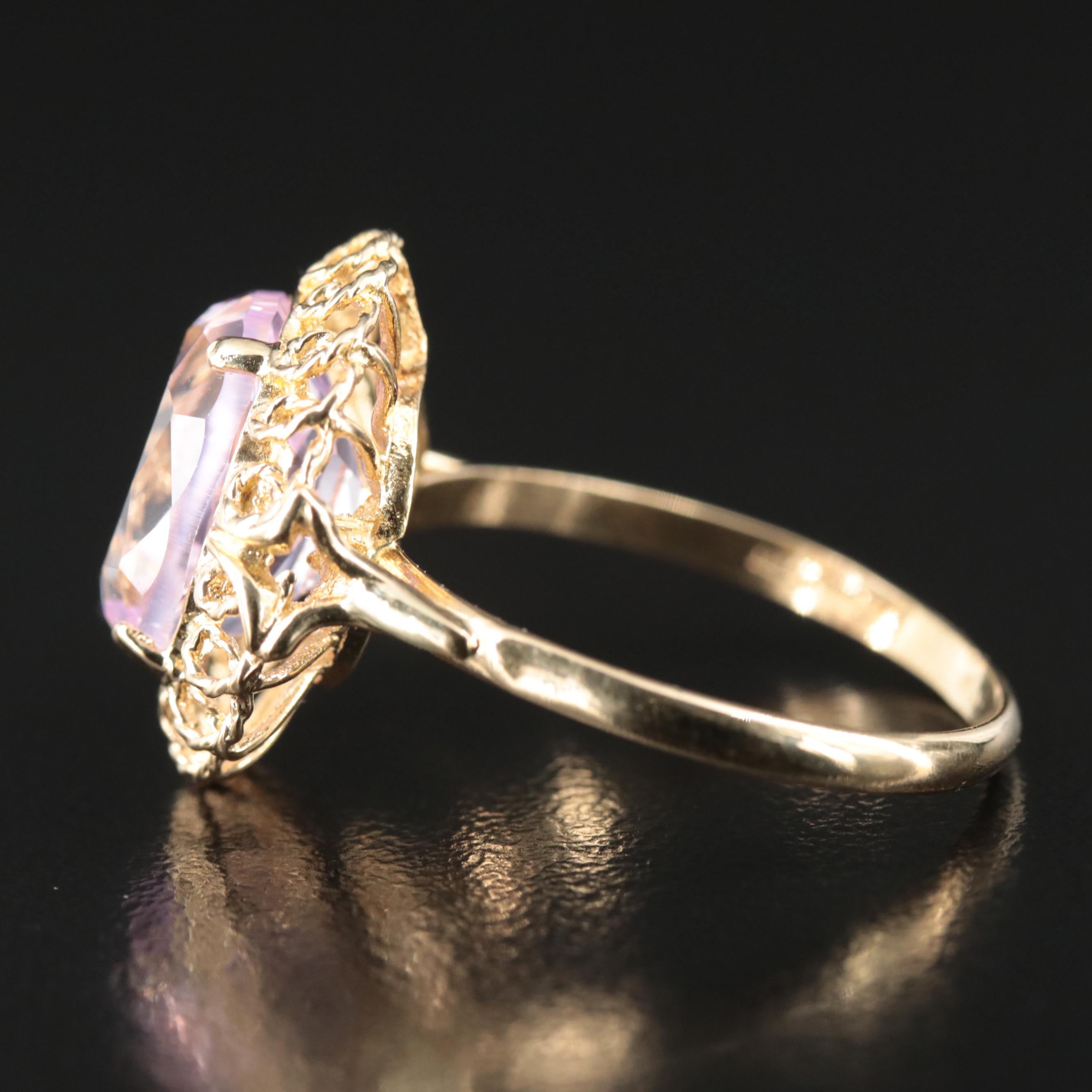 Italian 18K Sapphire Ring