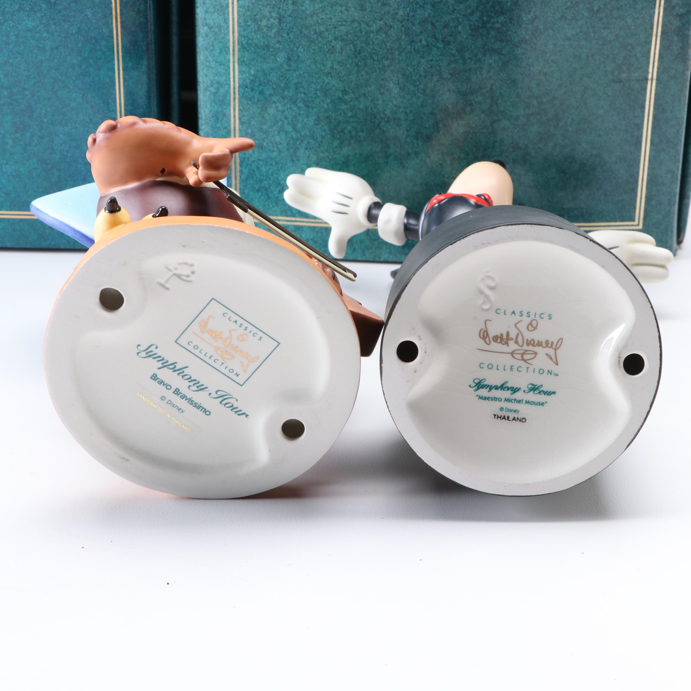 Walt Disney Classics Collection "Symphony Hour" Ceramic Figurines