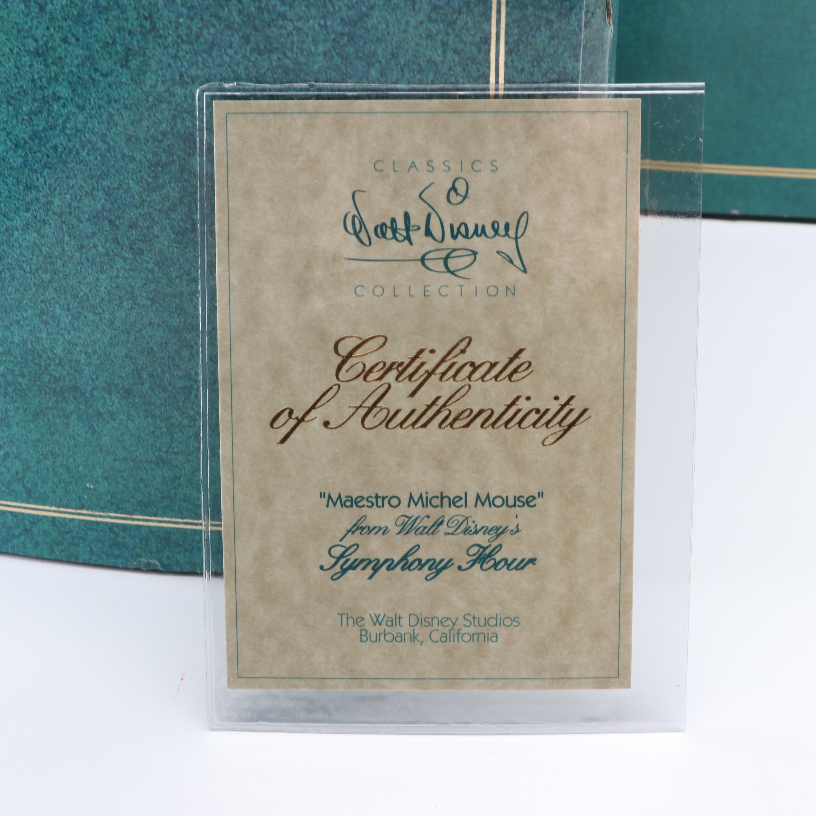Walt Disney Classics Collection "Symphony Hour" Ceramic Figurines