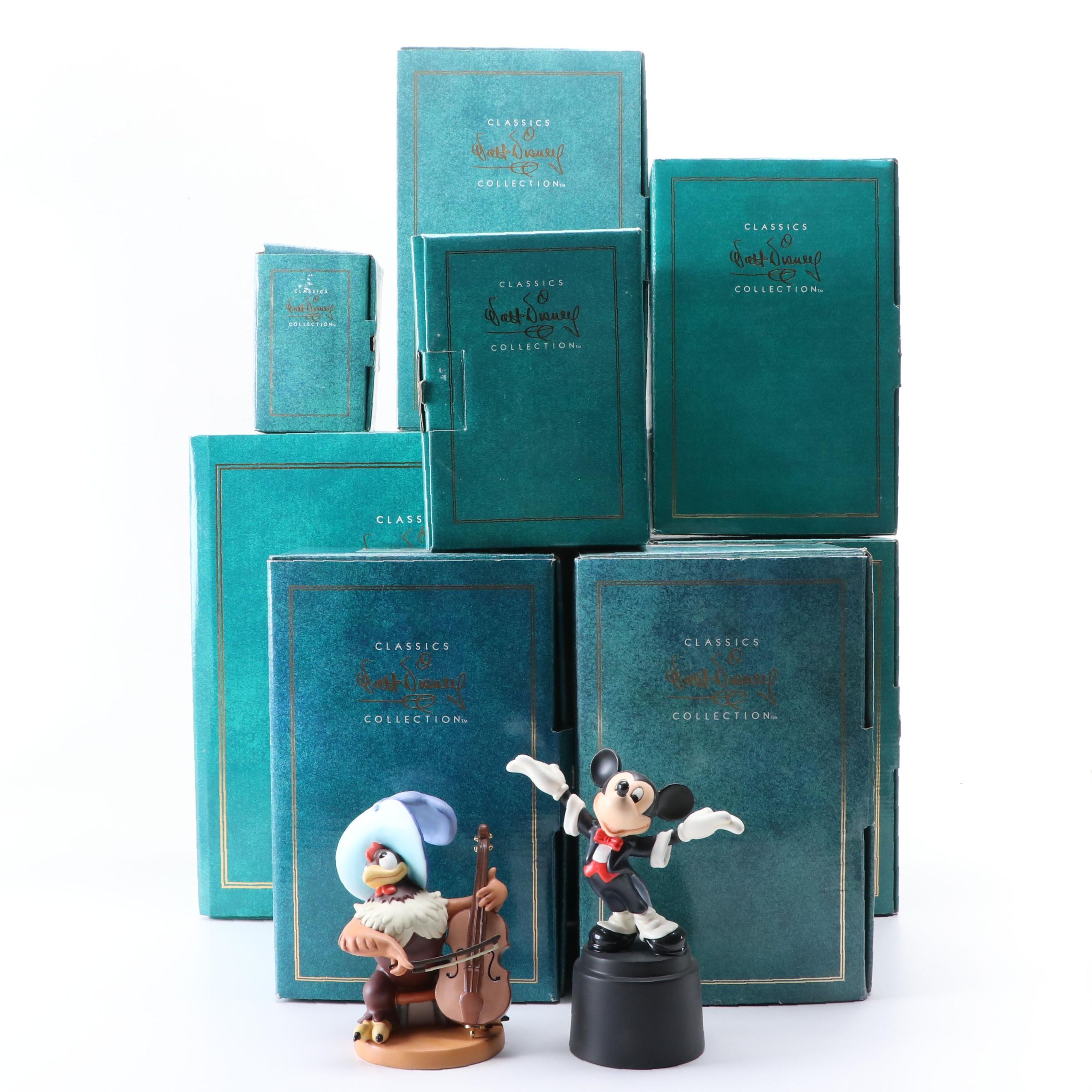 Walt Disney Classics Collection "Symphony Hour" Ceramic Figurines