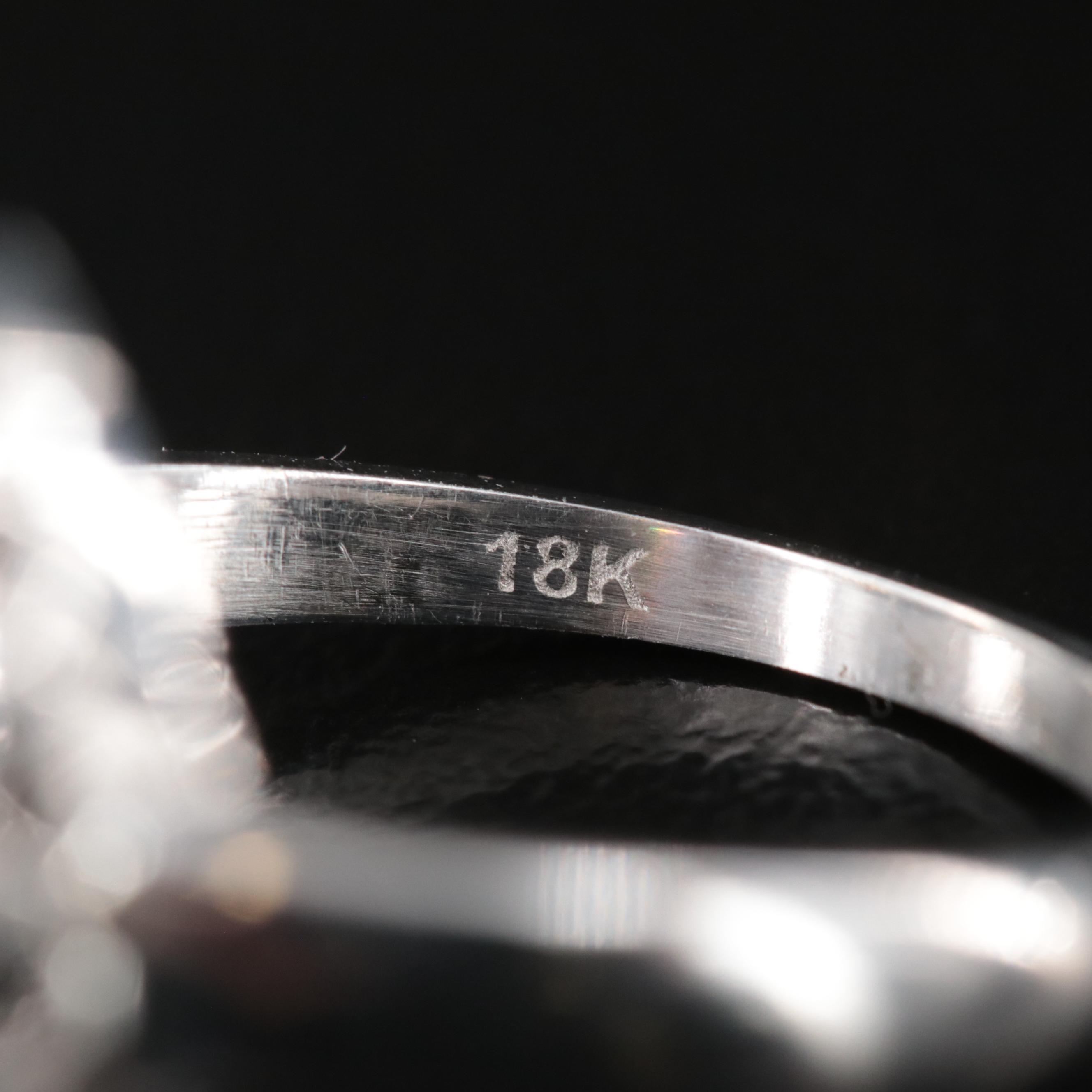 18K 3.59 CT Fancy Pink Diamond Solitaire Ring