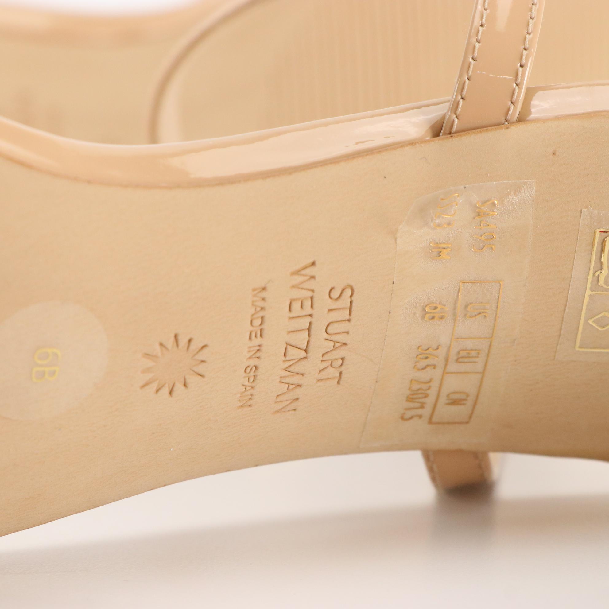 Stuart Weitzman Silver Starla 105 and Nude Starla 80 Heels in Boxes EBTH