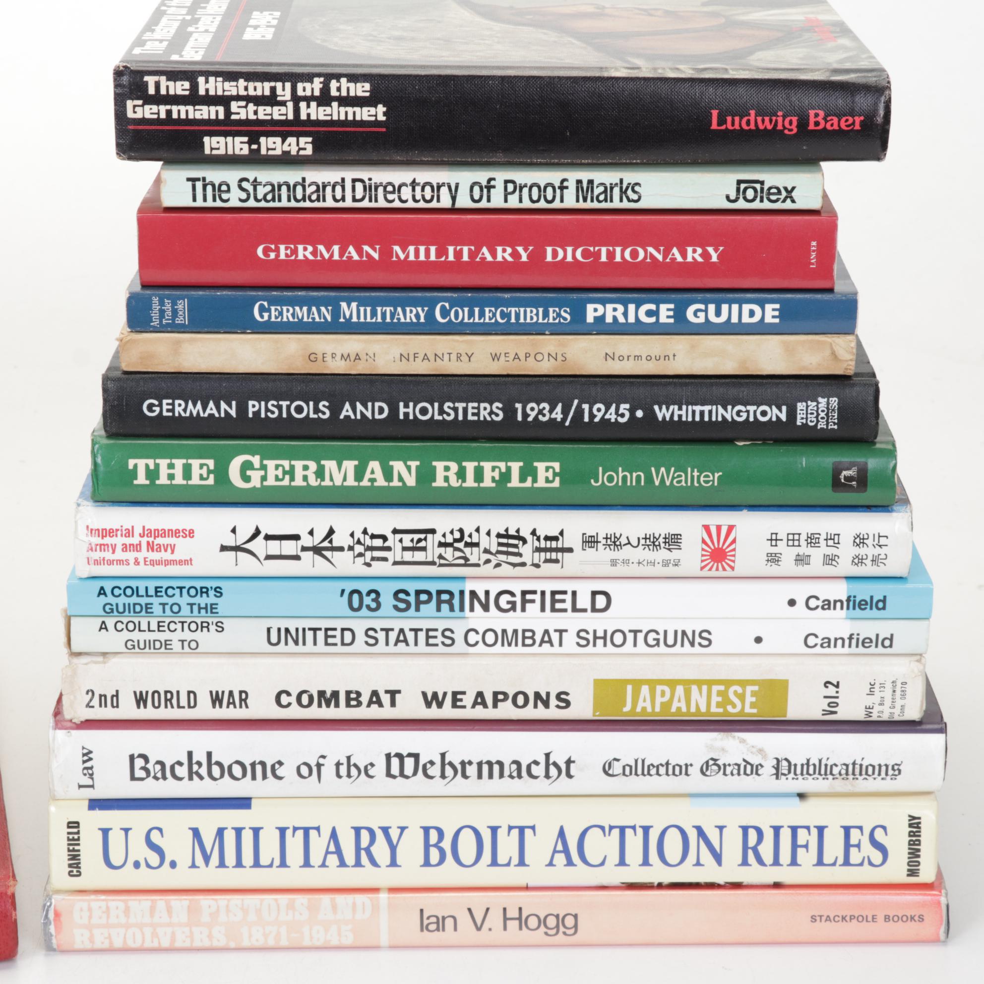 Military History Featuring WWII and Civil War with Weaponry Reference Books