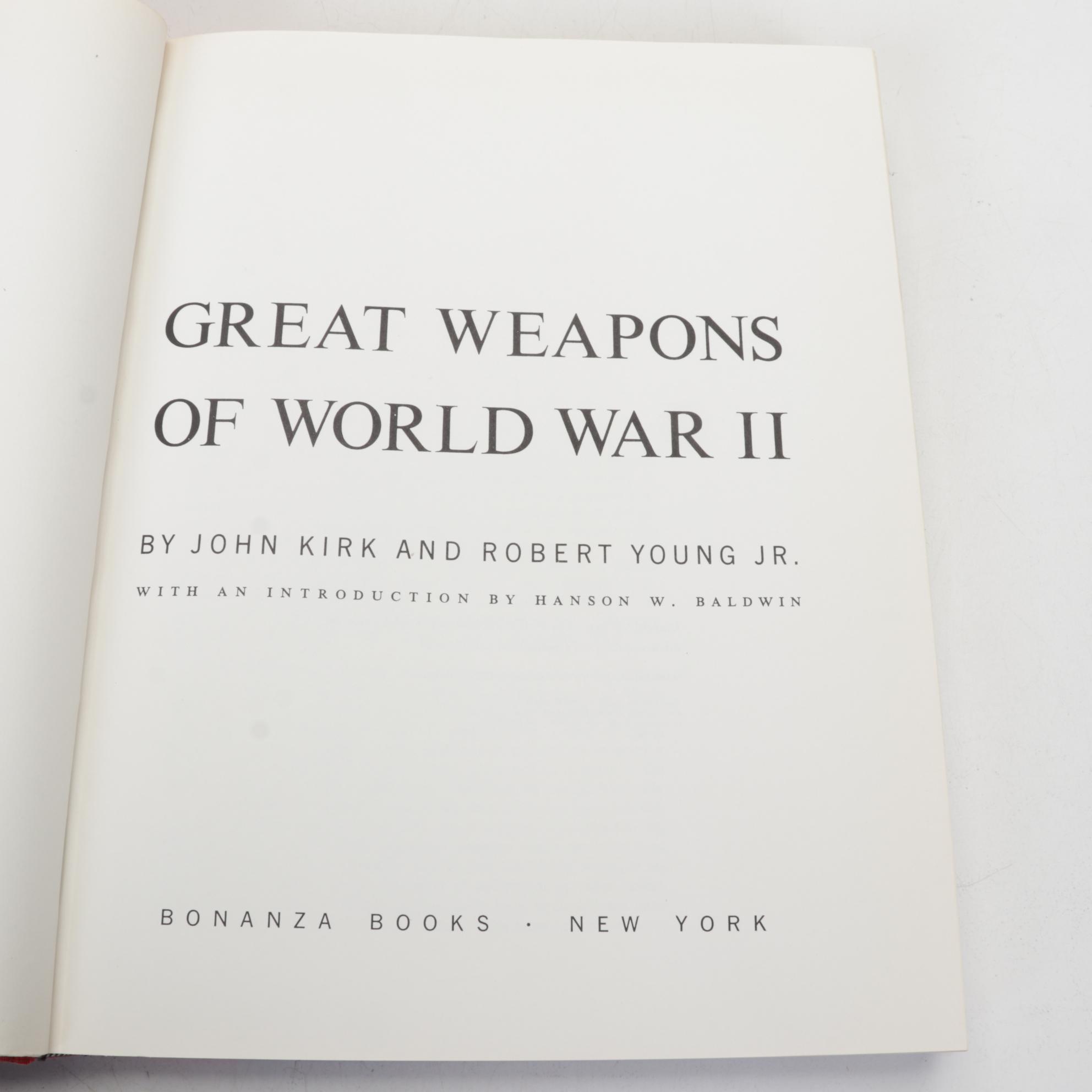 Military History Featuring WWII and Civil War with Weaponry Reference Books