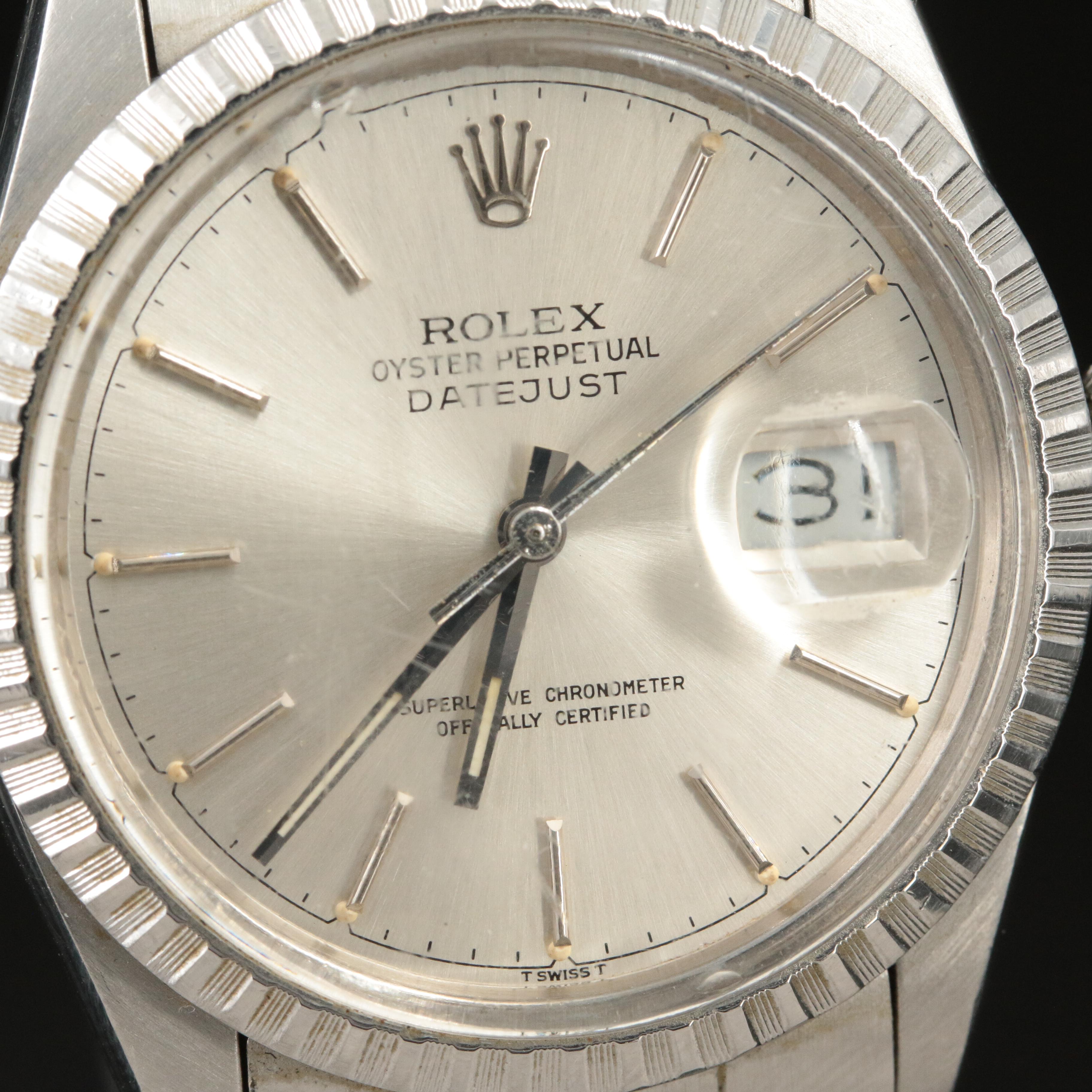 1985 Rolex Oyster Perpetual Datejust Watch