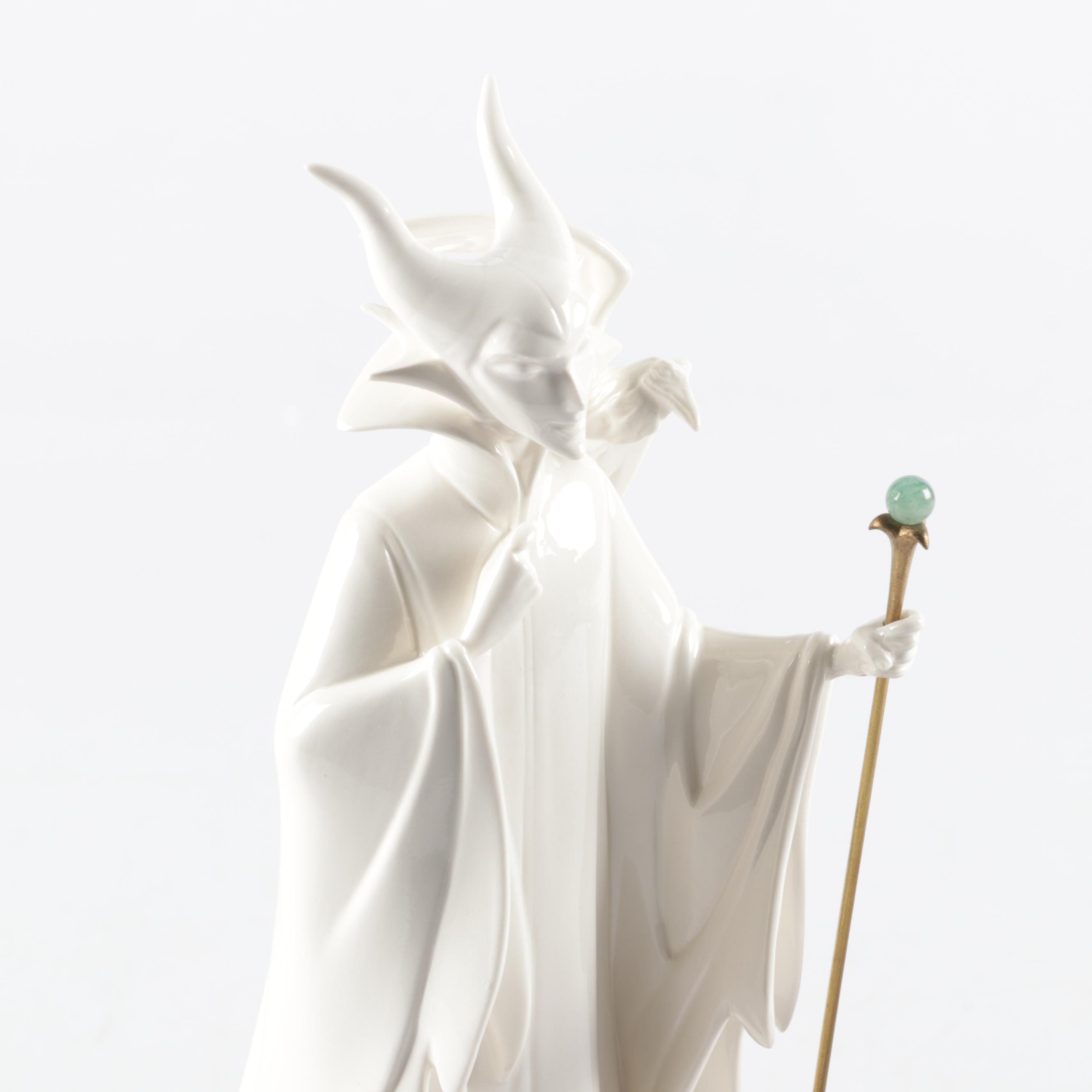 Walt Disney Classics Collection "Evil Enchantress" Whiteware Ceramic Figurine