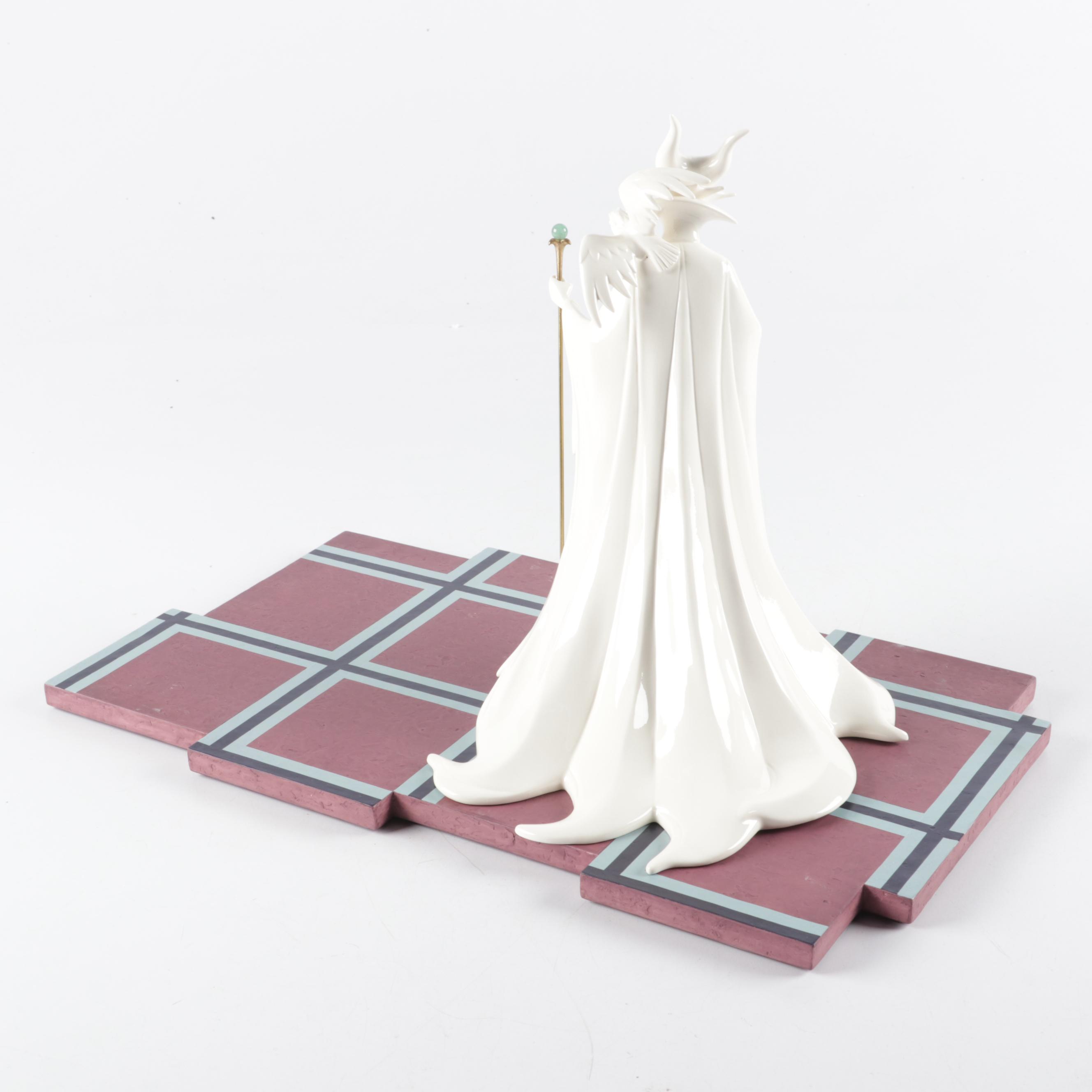 Walt Disney Classics Collection "Evil Enchantress" Whiteware Ceramic Figurine