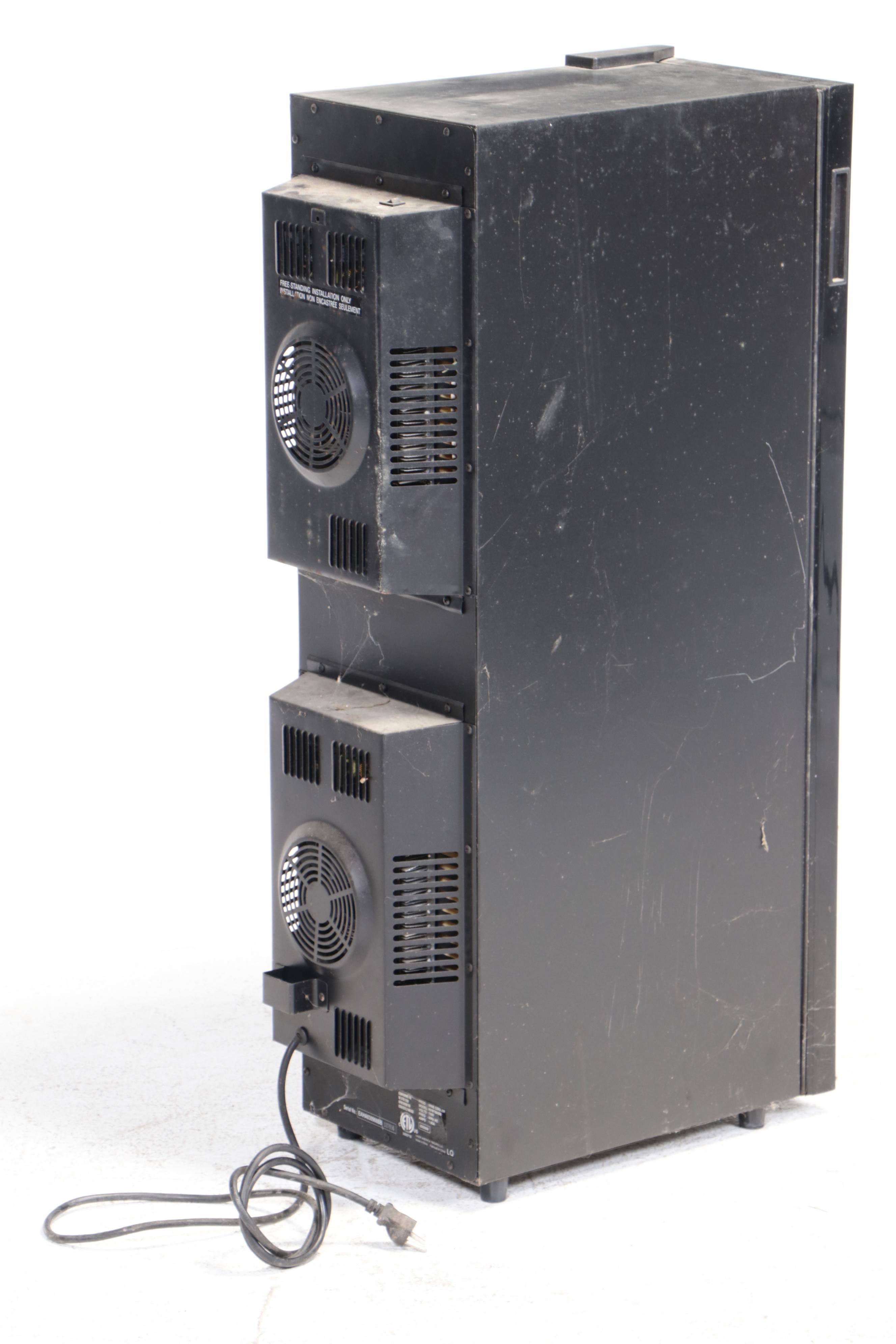 Haier 18-Bottle Capacity Black Wine Cooler