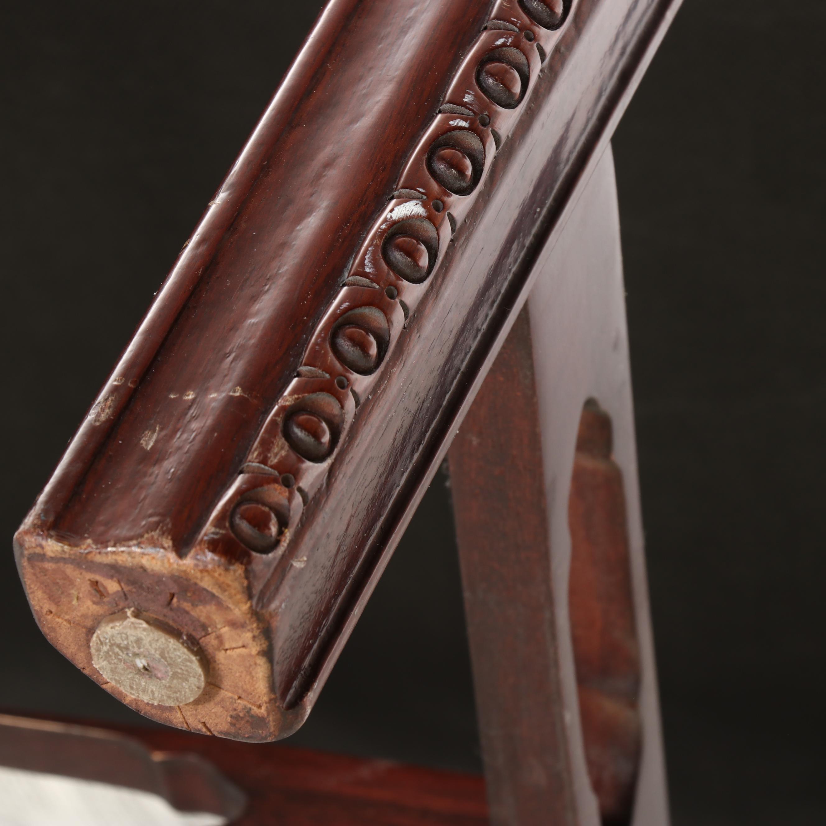 Statesville Chair Company George III Style Mahogany Gainsborough Chair