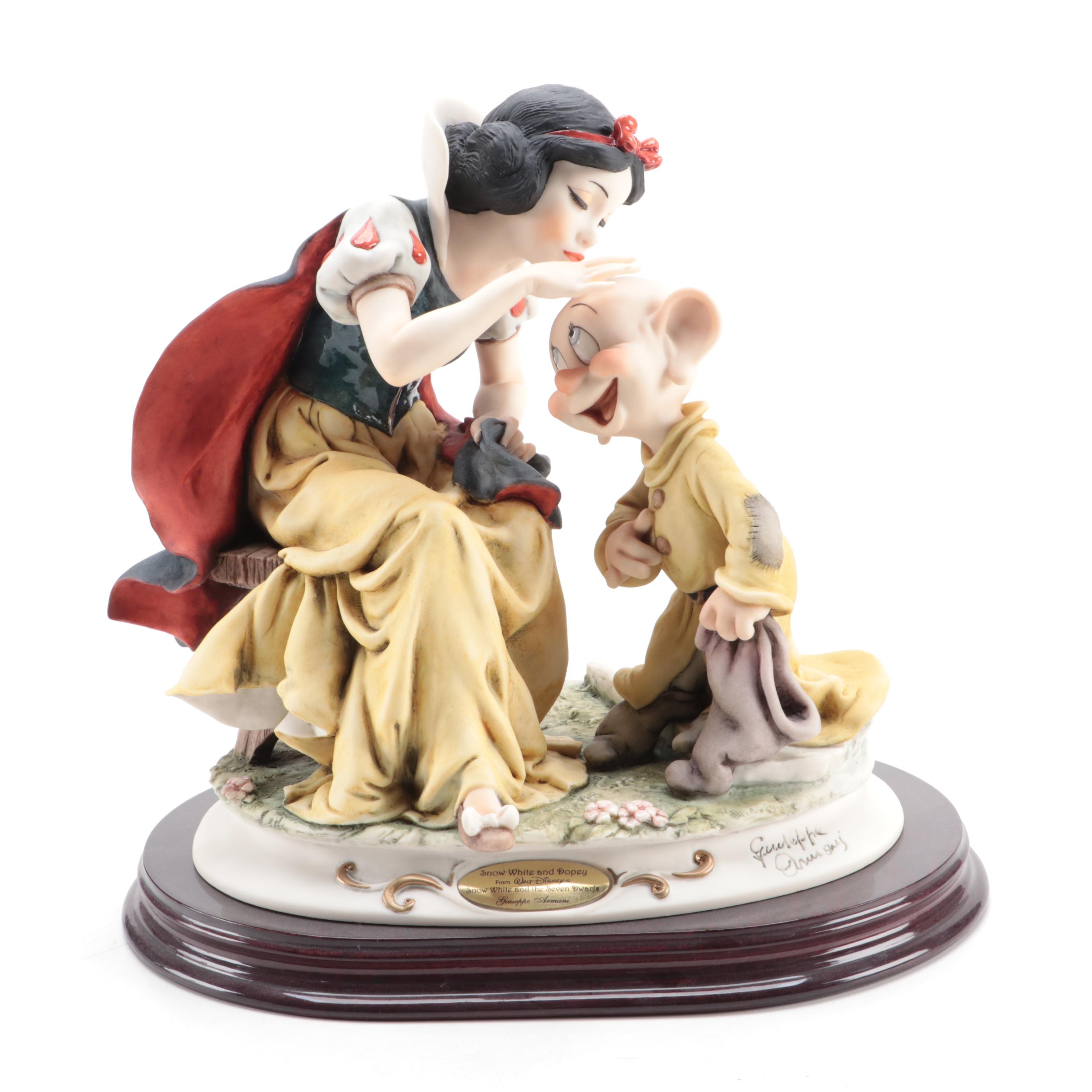 Giuseppe Armani "Snow White and Dopey" Limited Edition Figurine