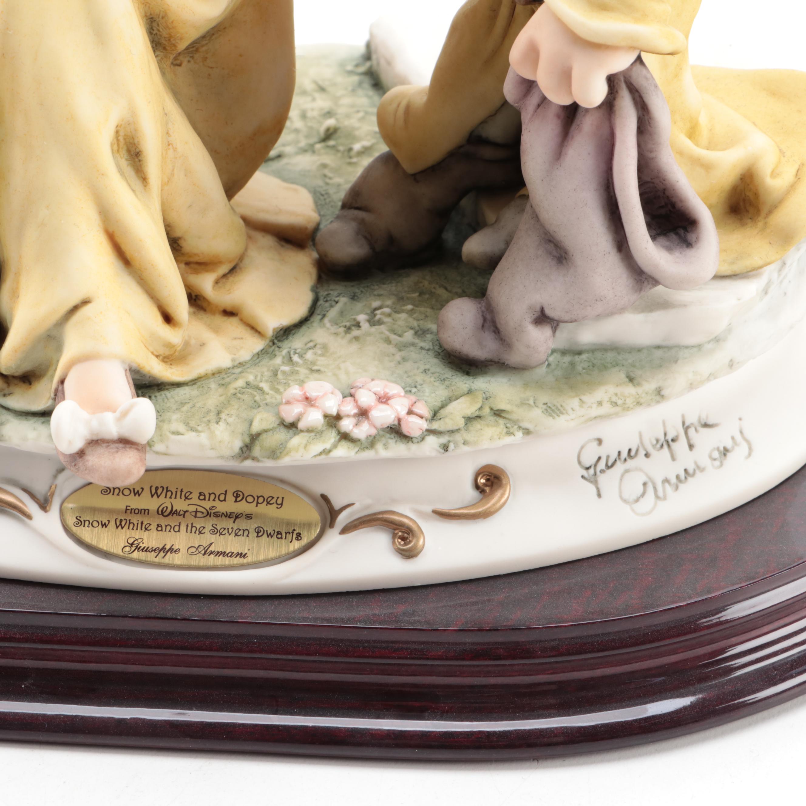 Giuseppe Armani "Snow White and Dopey" Limited Edition Figurine