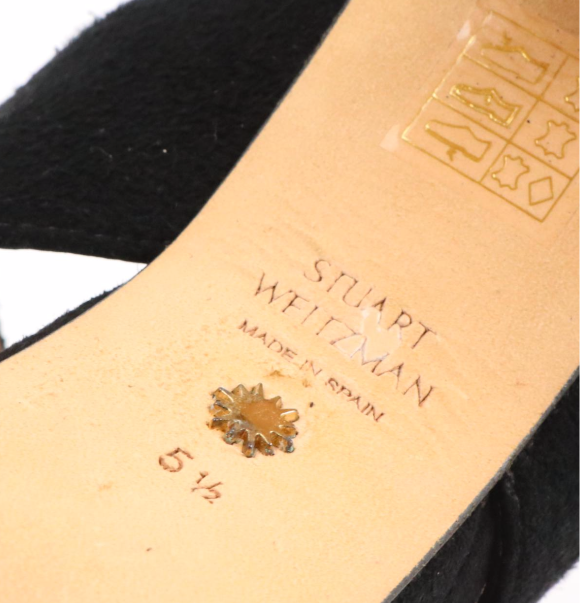 Stuart Weitzman Slide and Platform Sandals in Suede with Boxes