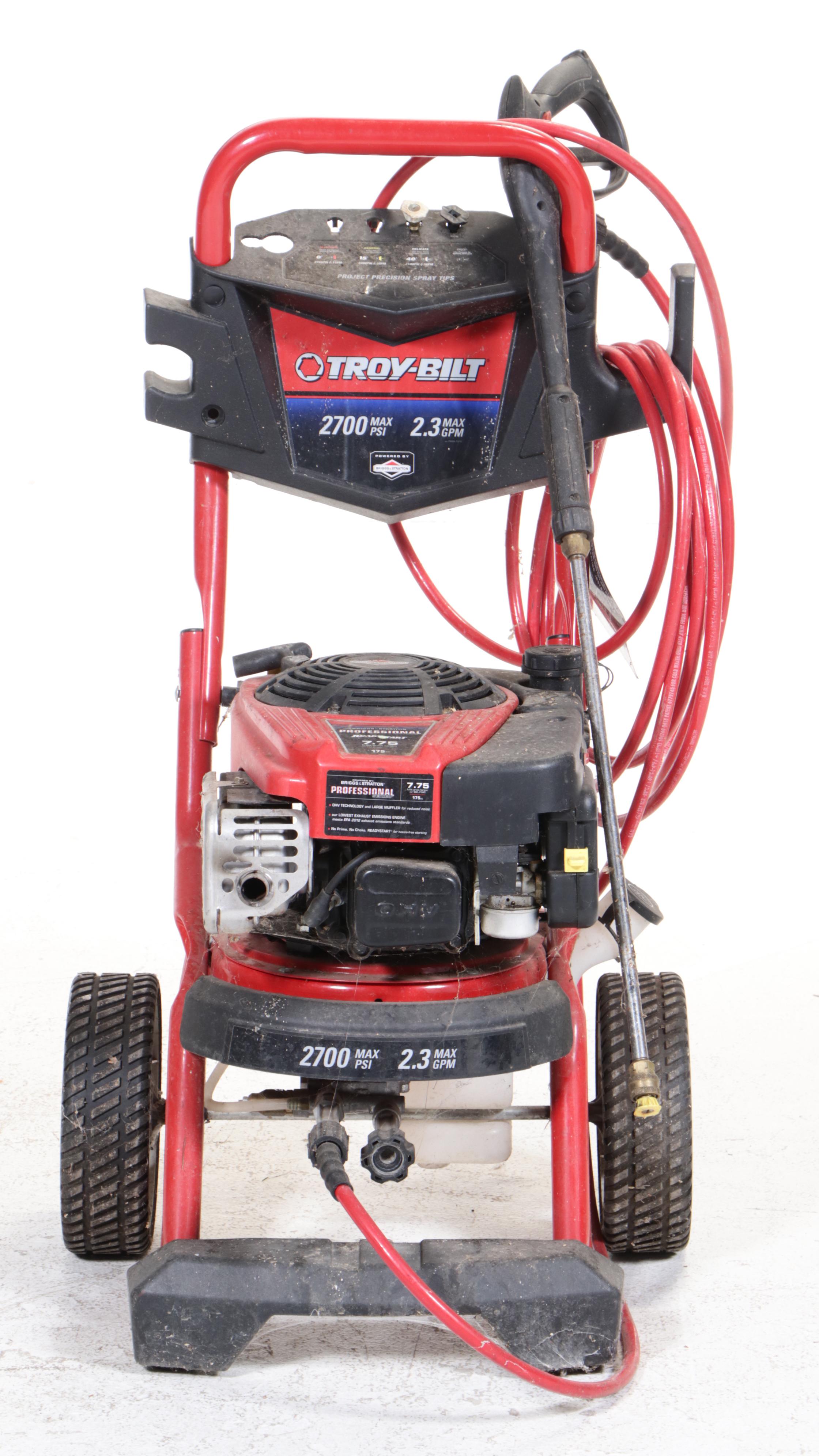 TroyBilt 2700 PSI GasPowered Pressure Washer EBTH
