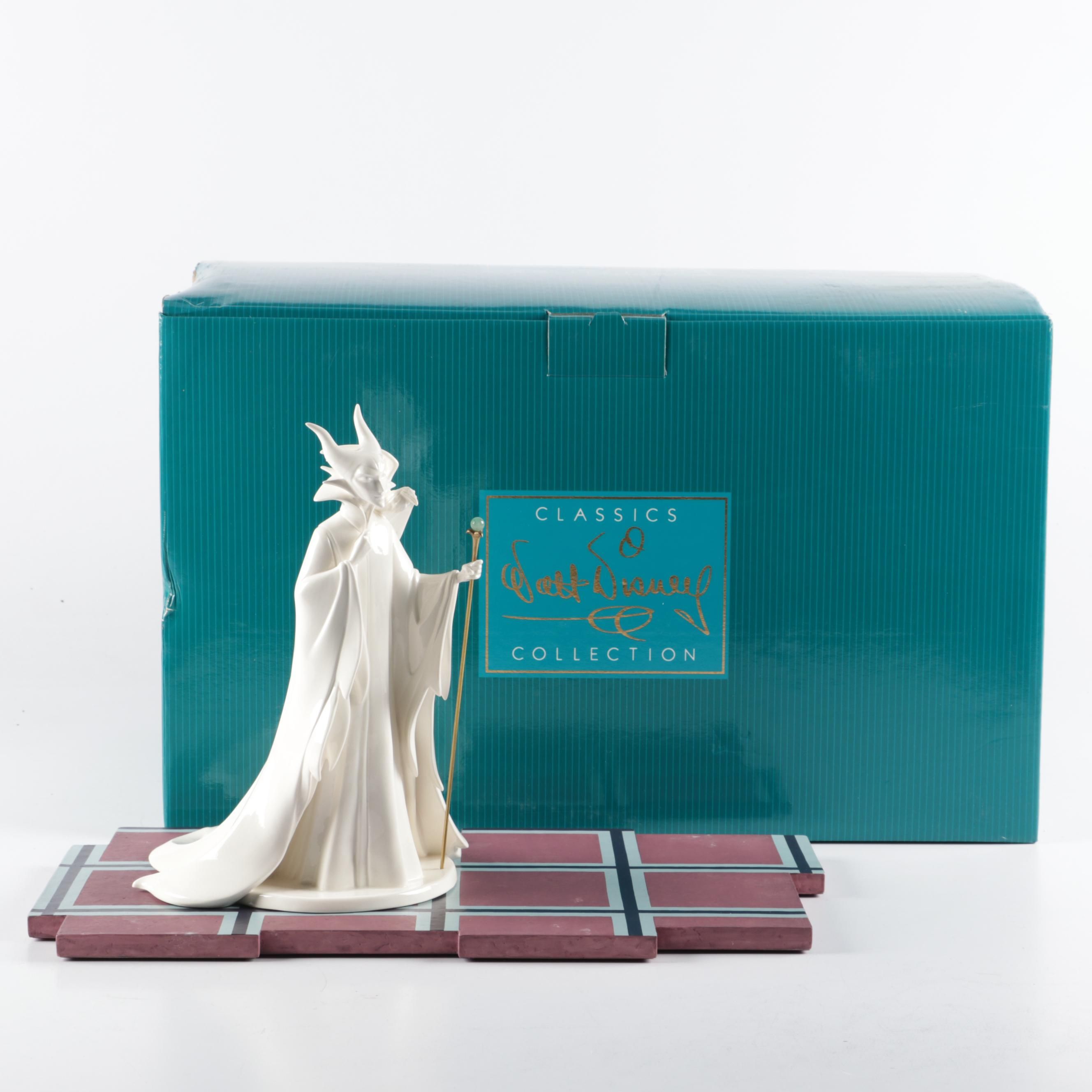 Walt Disney Classics Collection "Evil Enchantress" Whiteware Ceramic Figurine
