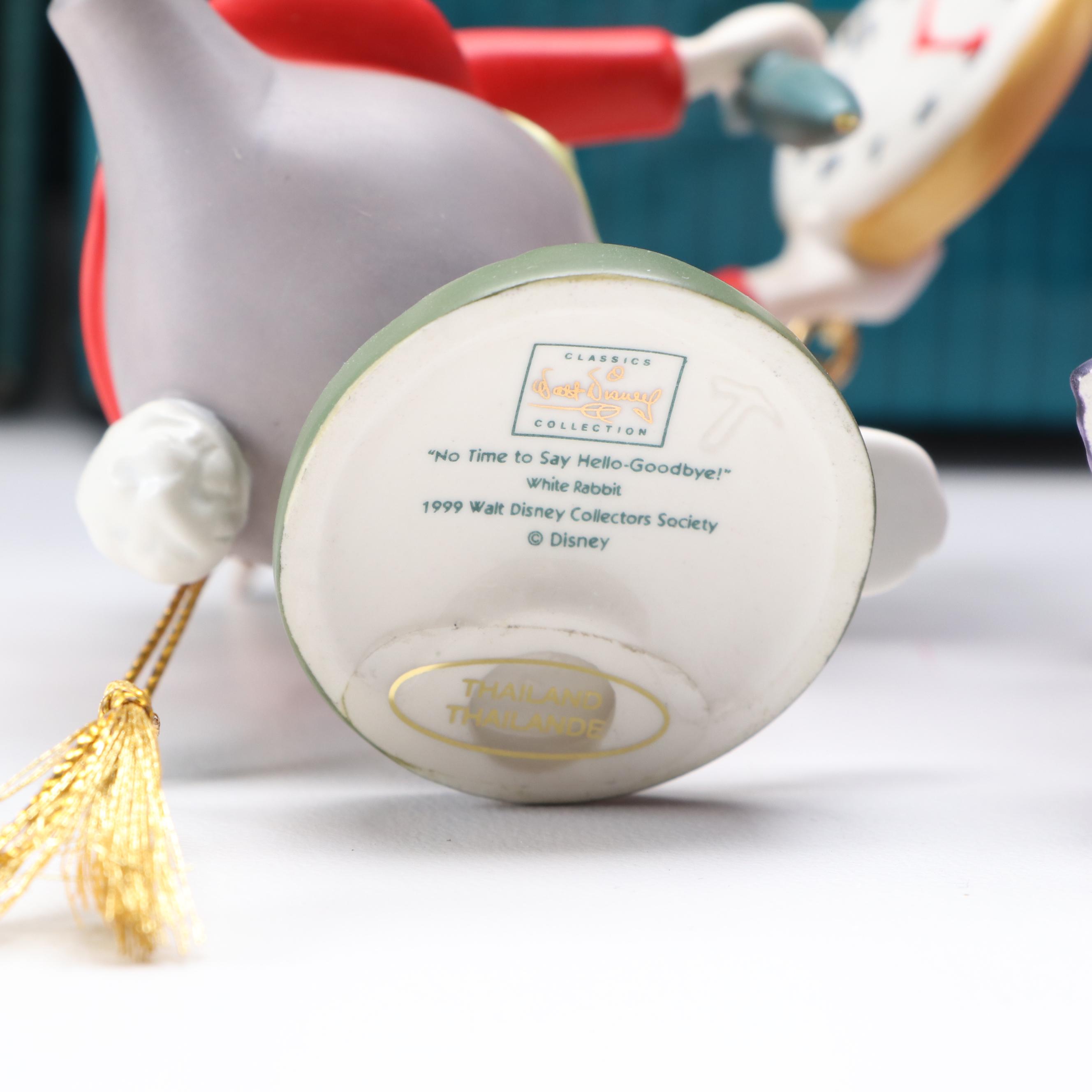 Walt Disney Classics Collection "Alice in Wonderland" Ceramic Figurines