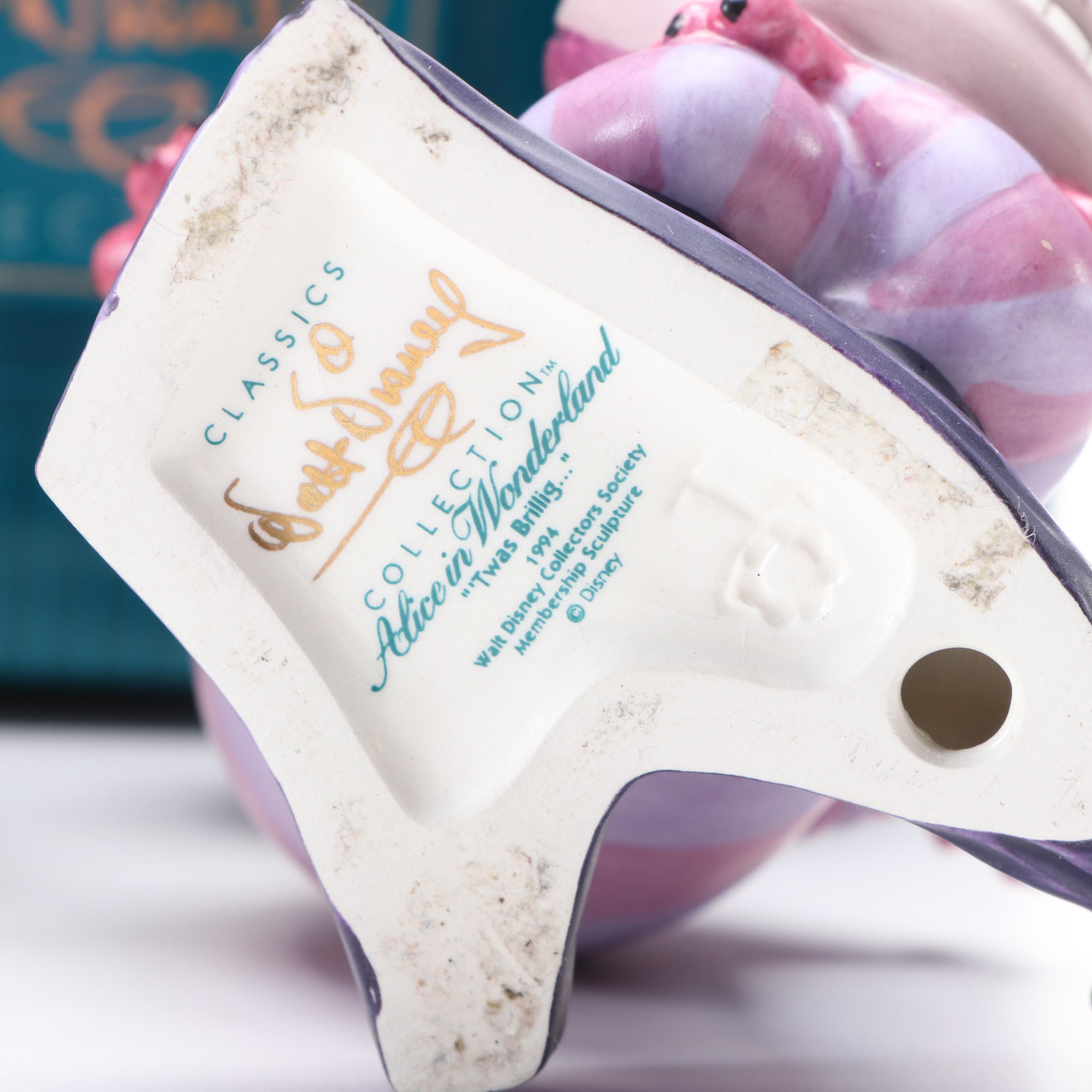 Walt Disney Classics Collection "Alice in Wonderland" Ceramic Figurines