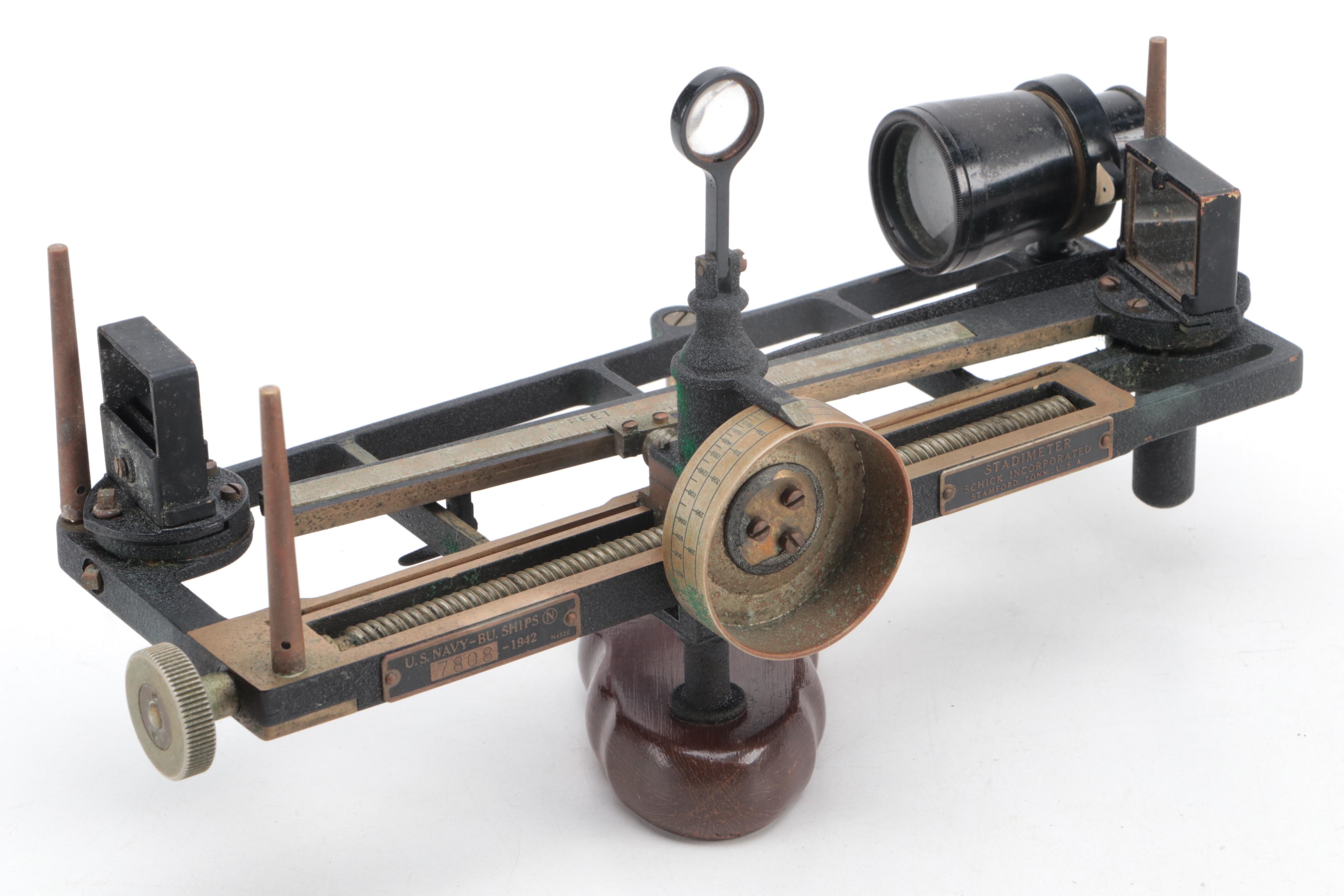 U.S. Navy Stadimeter in Case by Schick Incorporated, circa 1942