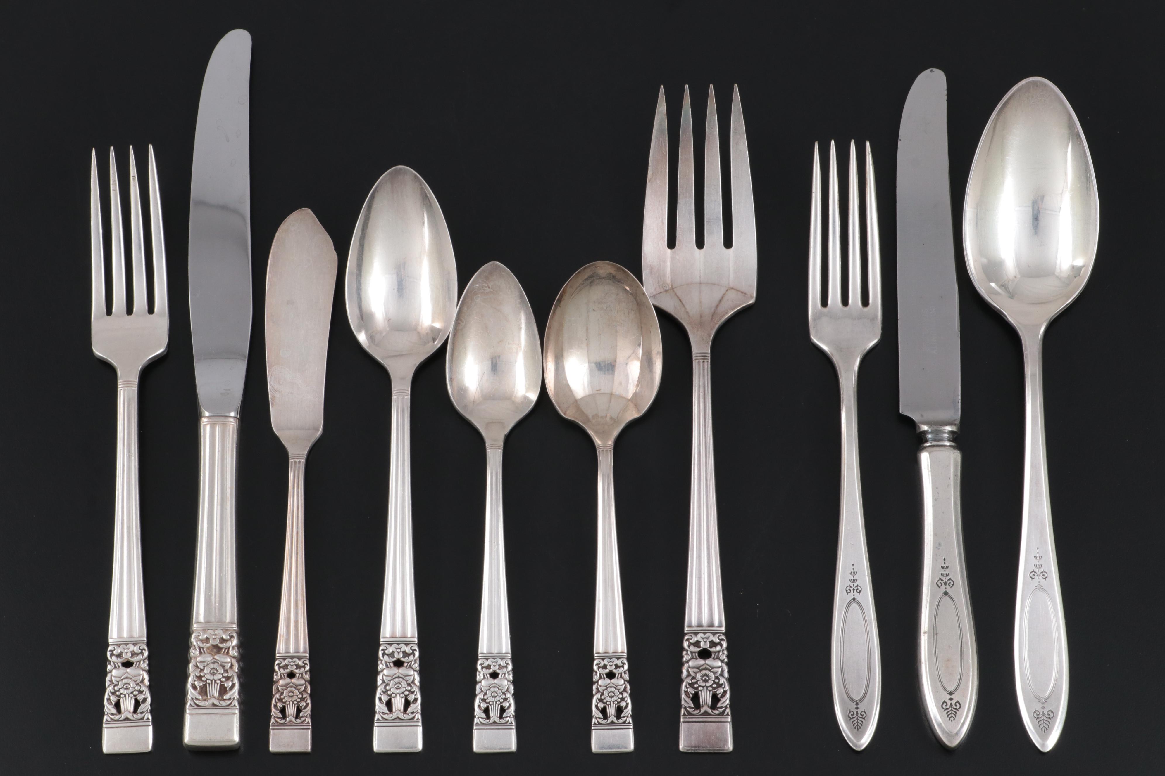 Oneida Community "Coronation" and "Encore" Silver Plate Flatware and More