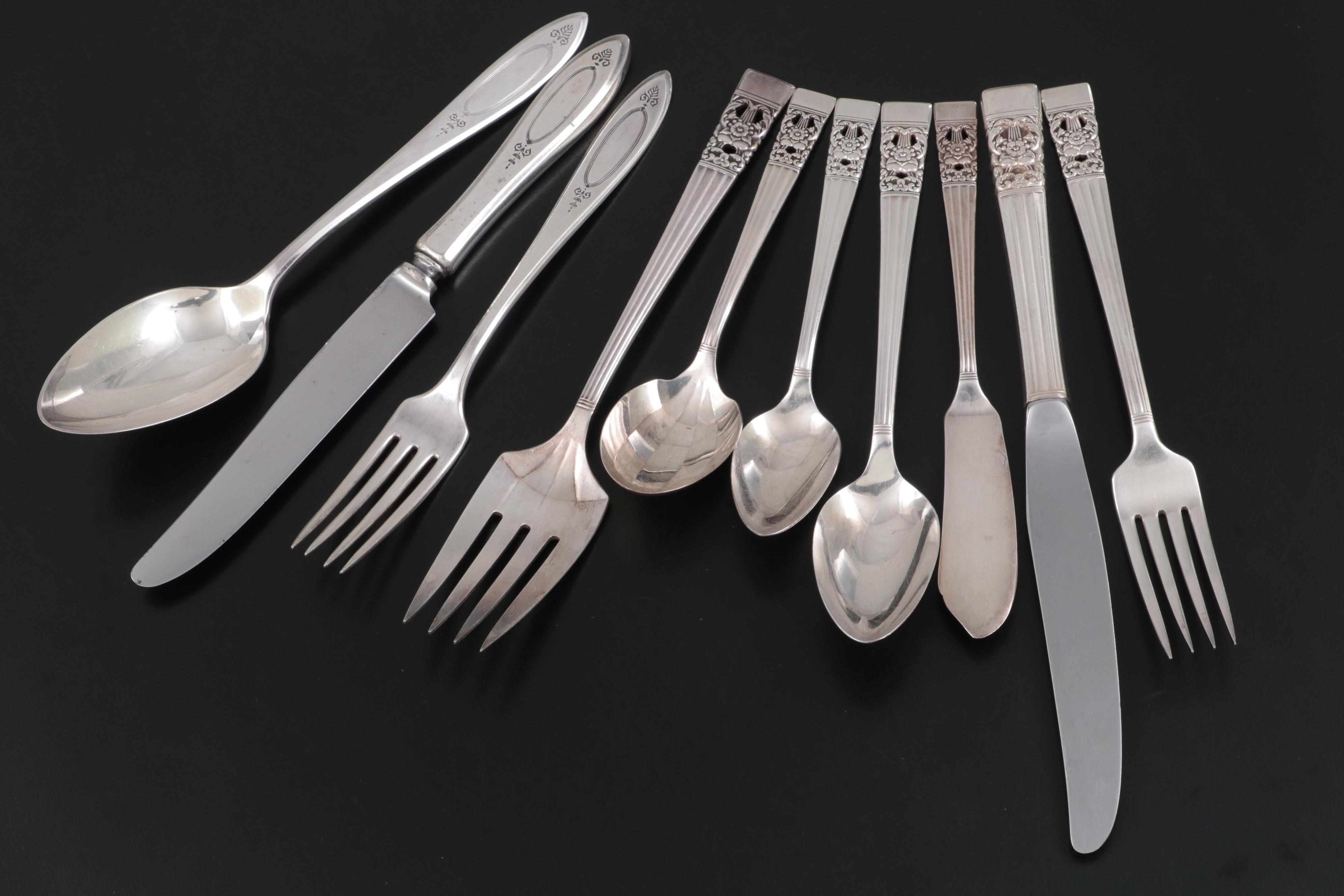 Oneida Community "Coronation" and "Encore" Silver Plate Flatware and More