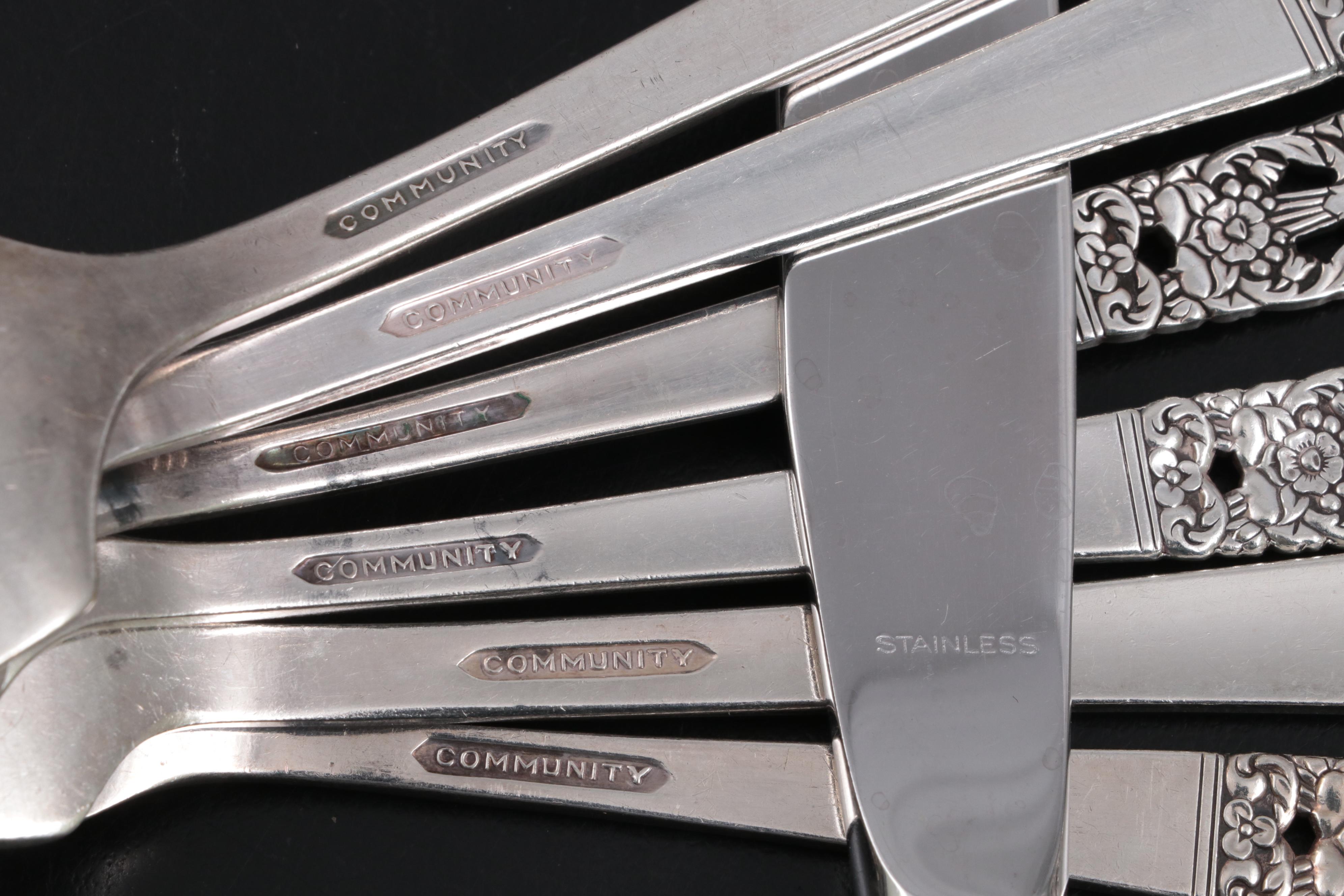 Oneida Community "Coronation" and "Encore" Silver Plate Flatware and More