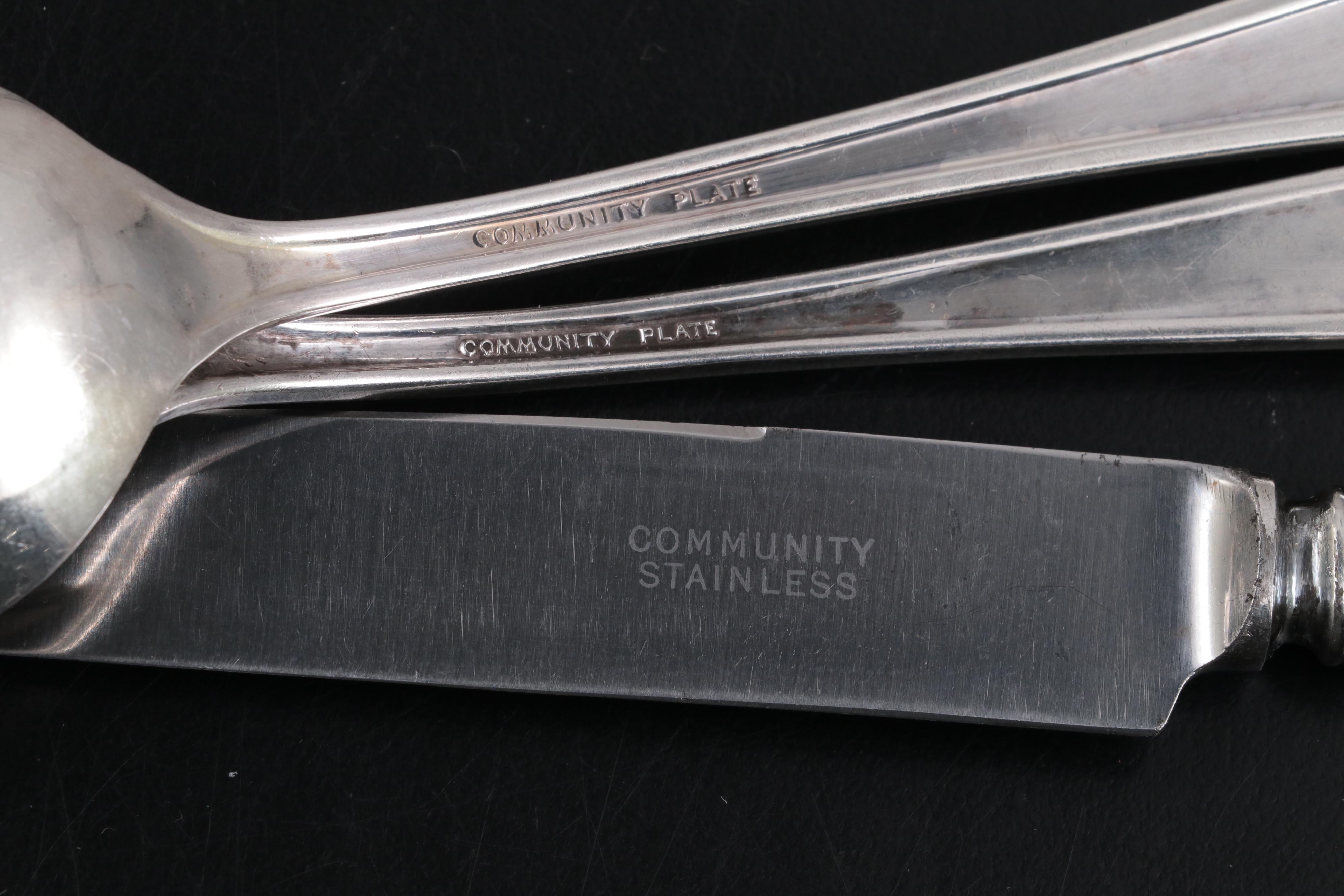 Oneida Community "Coronation" and "Encore" Silver Plate Flatware and More
