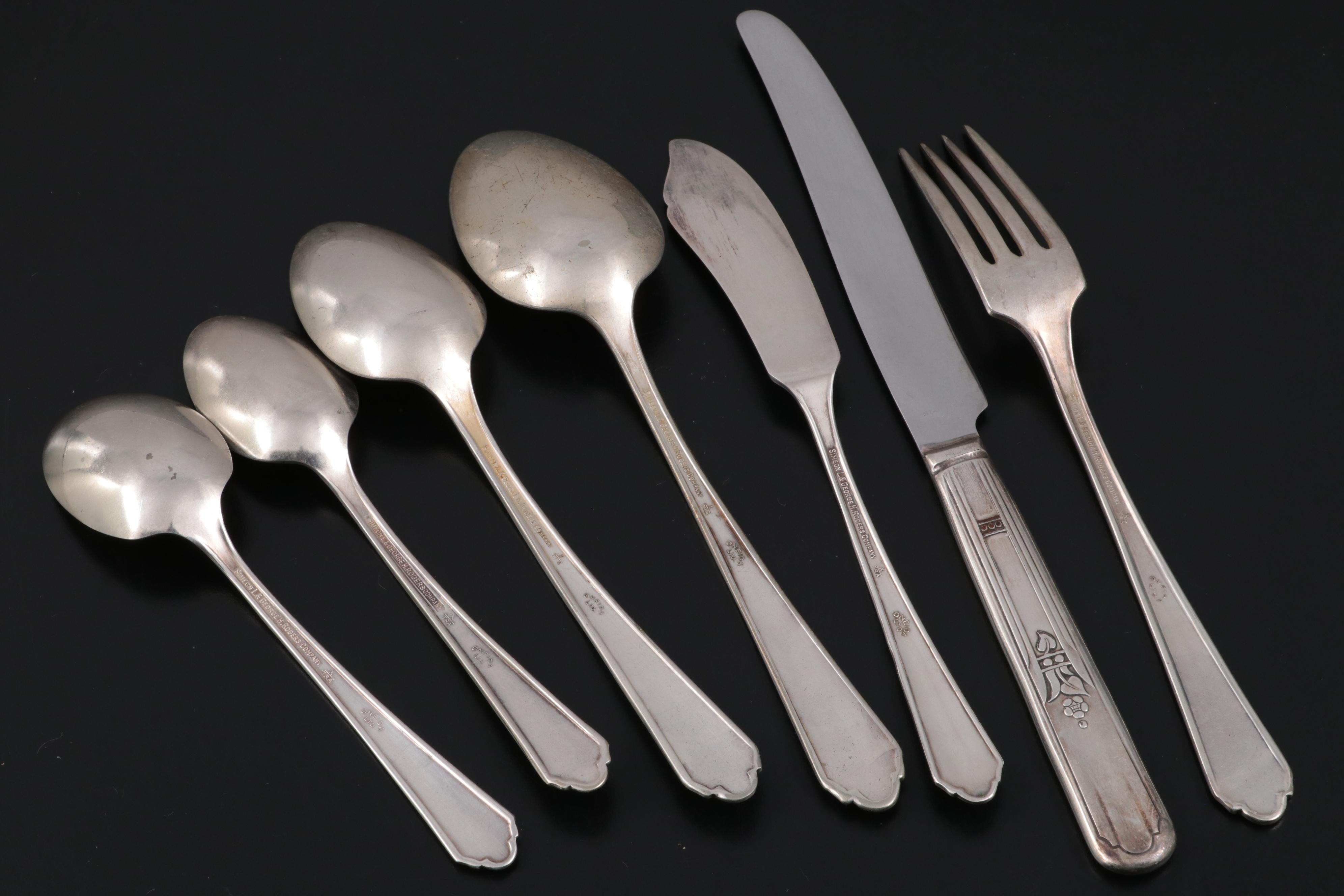 Oneida Community "Coronation" and "Encore" Silver Plate Flatware and More