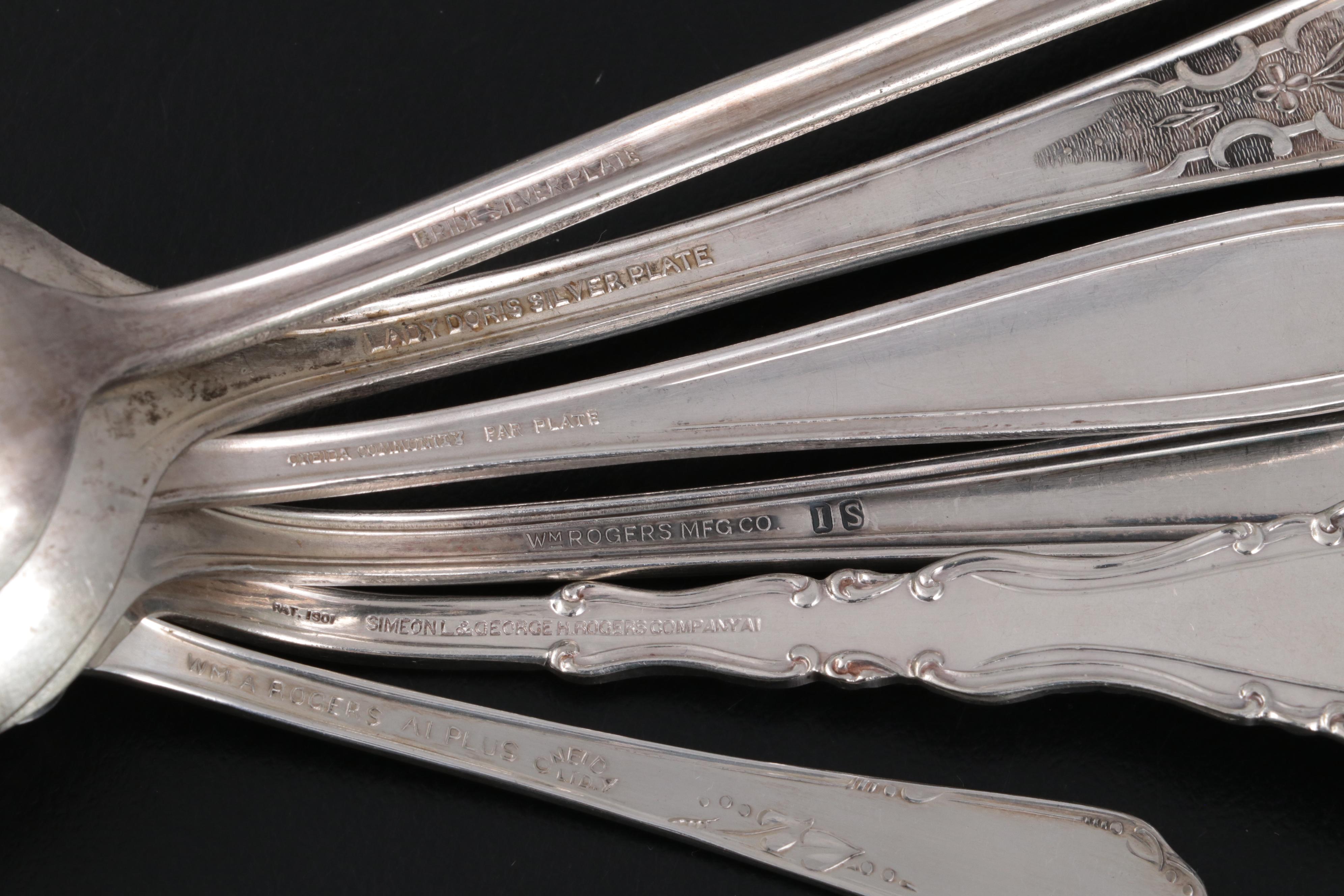 Oneida Community "Coronation" and "Encore" Silver Plate Flatware and More